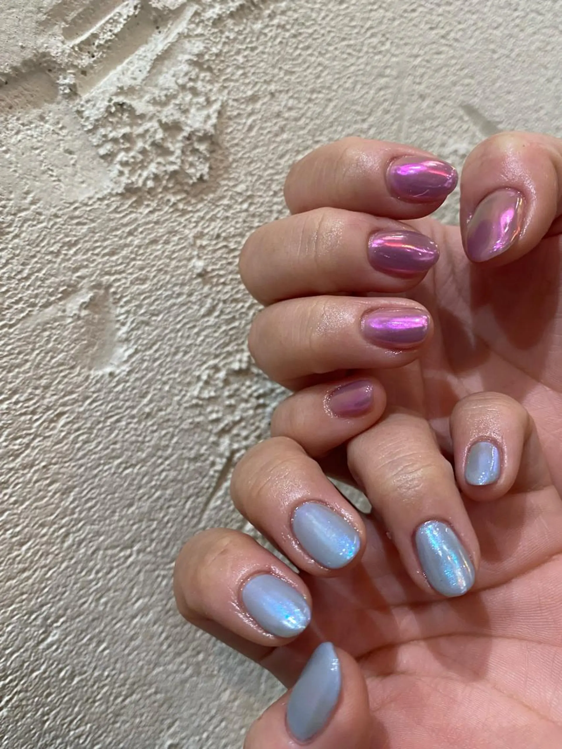 ネイル オーロラネイル ハンドネイル 栗林 実莉のネイルデザイン