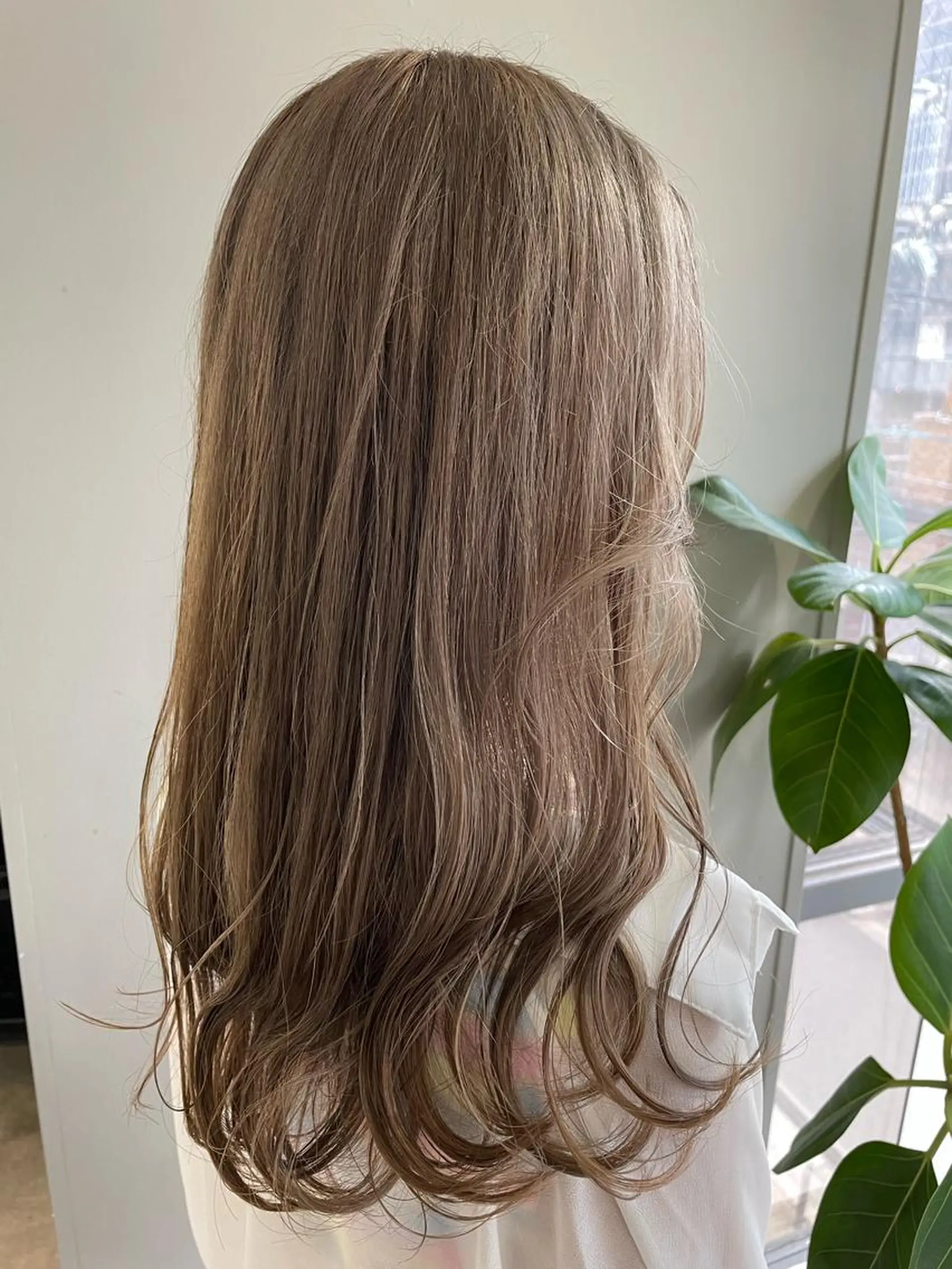 ロング カラー カット ヘアカラー 心斎橋韓国ボブ 好原良真のヘアスタイル