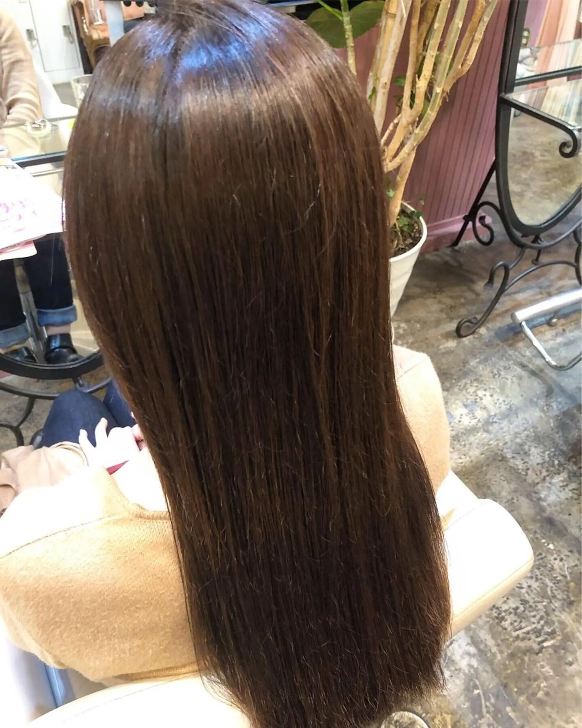 ロング カラー パーマ ヘアアレンジ カット 縮毛矯正 表参道Lise おおいしおりのヘアスタイル