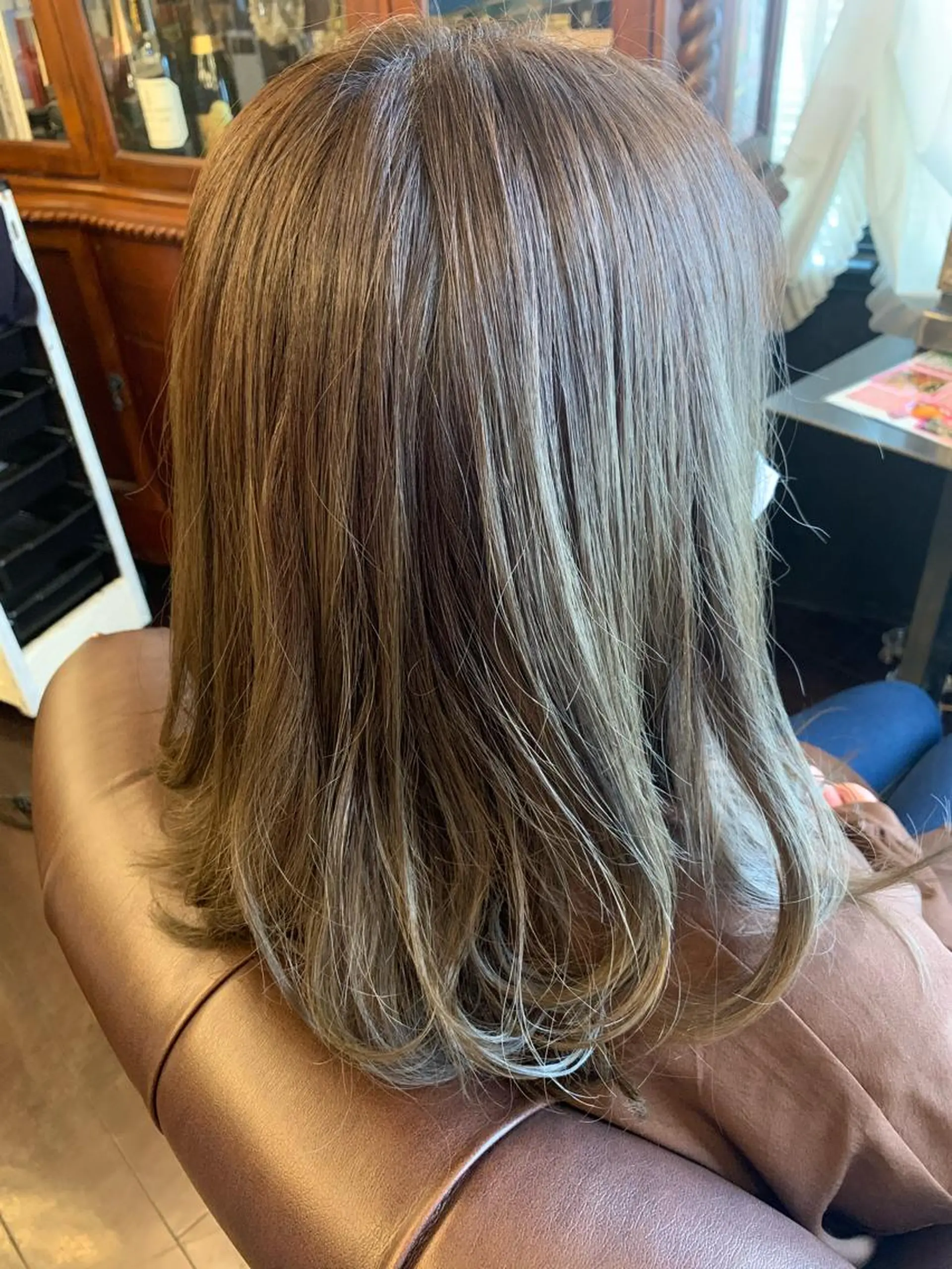 カラー ベージュカラー 藤井菜々 （エルベスアクト）のヘアスタイル