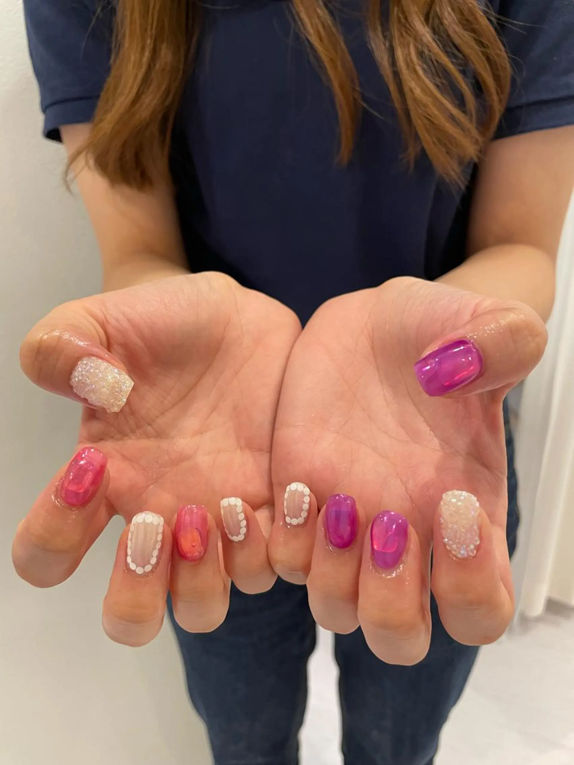 ネイル 束感まつ毛/ネイル/ LED♥KIRARAのマツエク・マツパデザイン