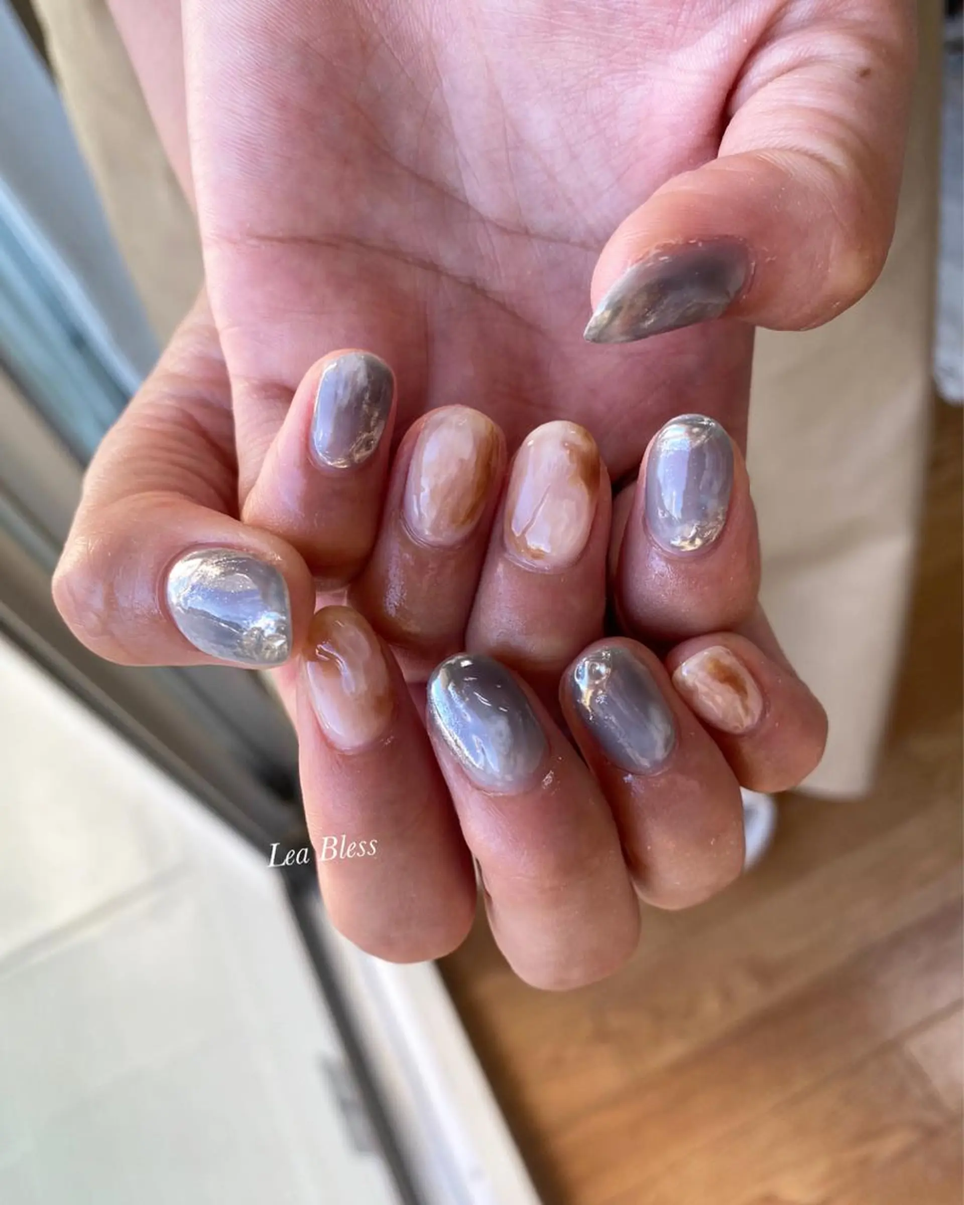 ネイル ハンドネイル Lea Bless 河原町のネイルデザイン