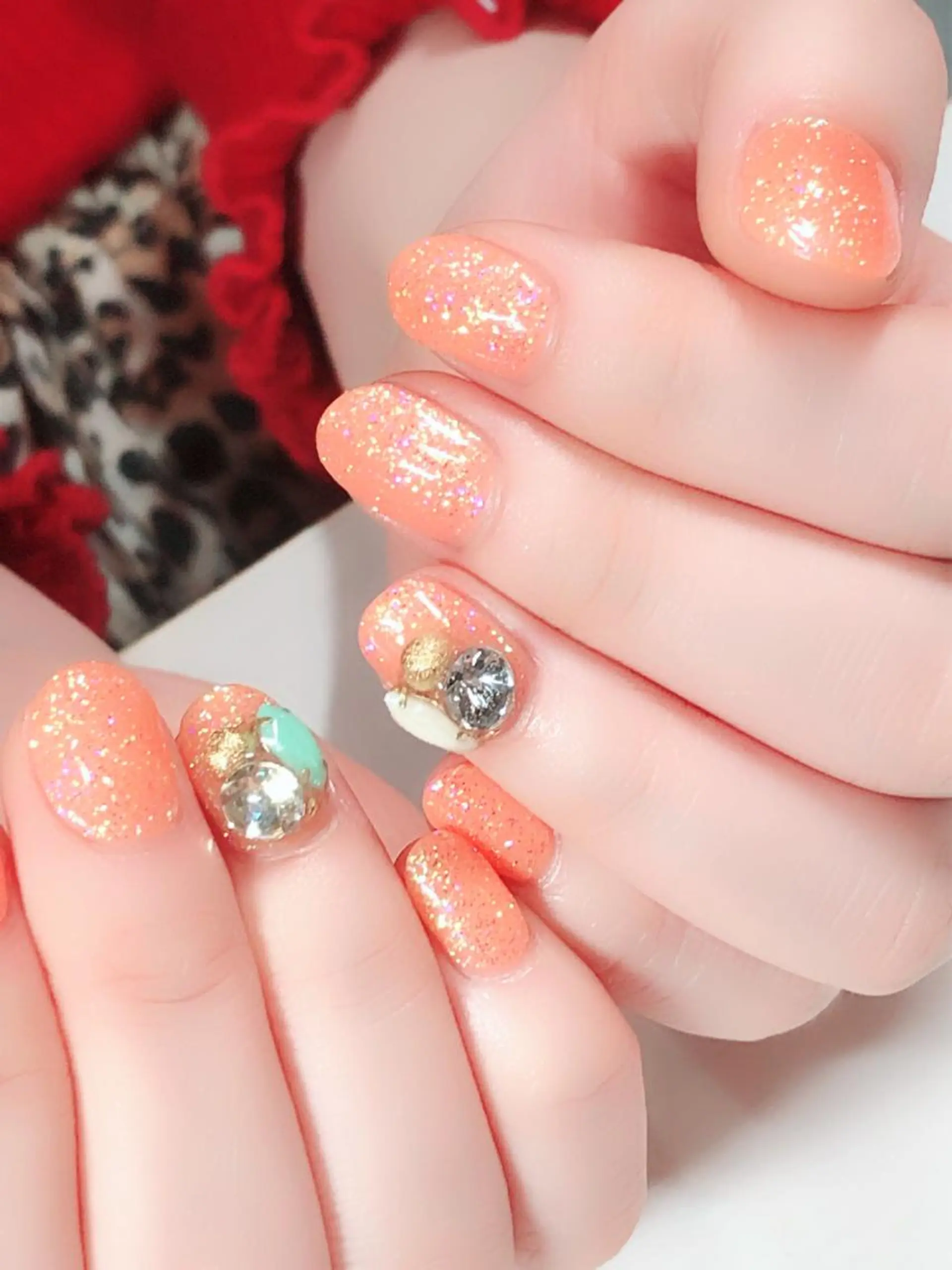 ネイル ラメ(グリッター) ストーンネイル ハンドネイル lavita. mimuraのネイルデザイン