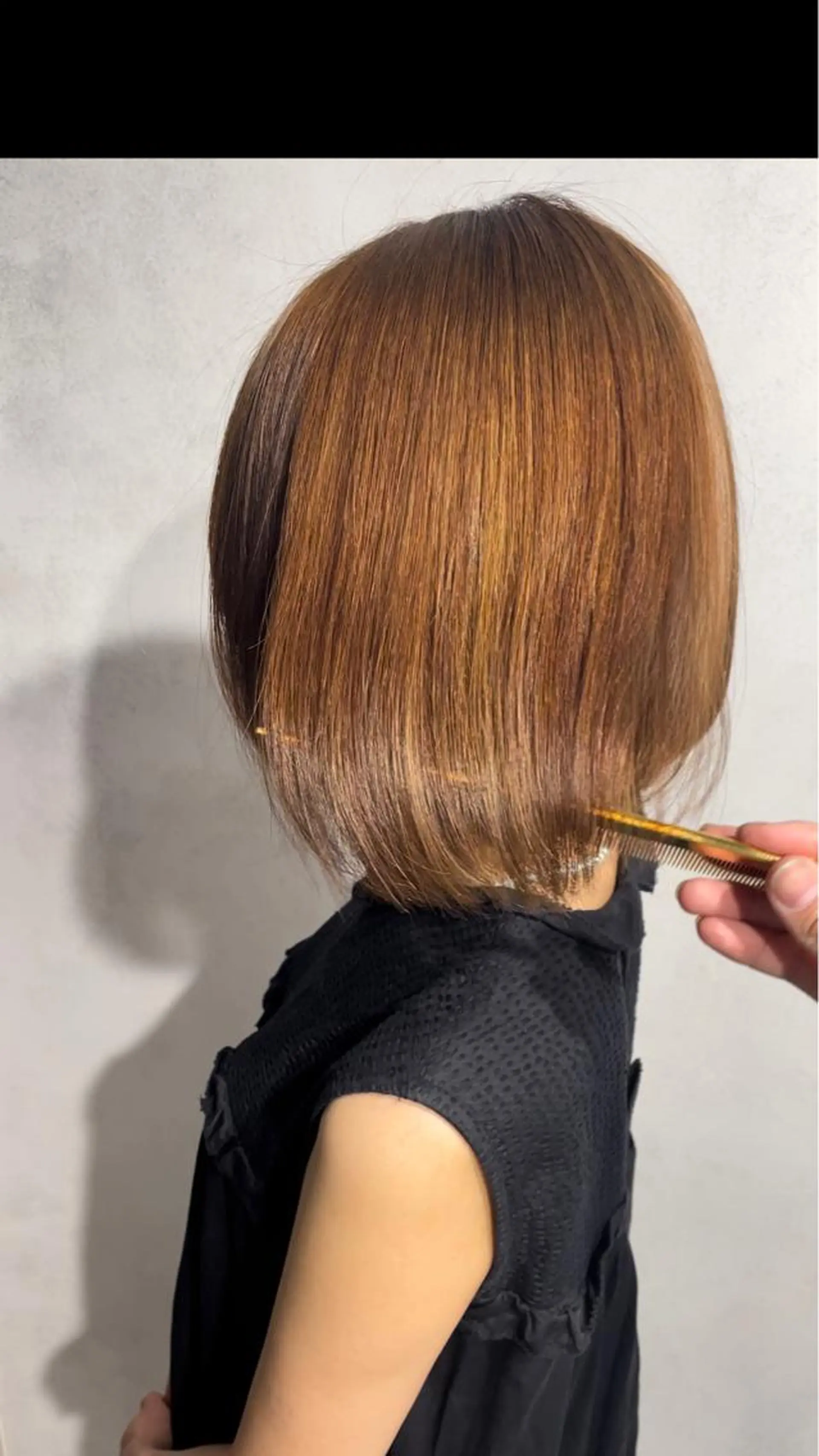 ミディアム カラー ✨髪質改善✨美髪 矯正🫧小泉のヘアスタイル