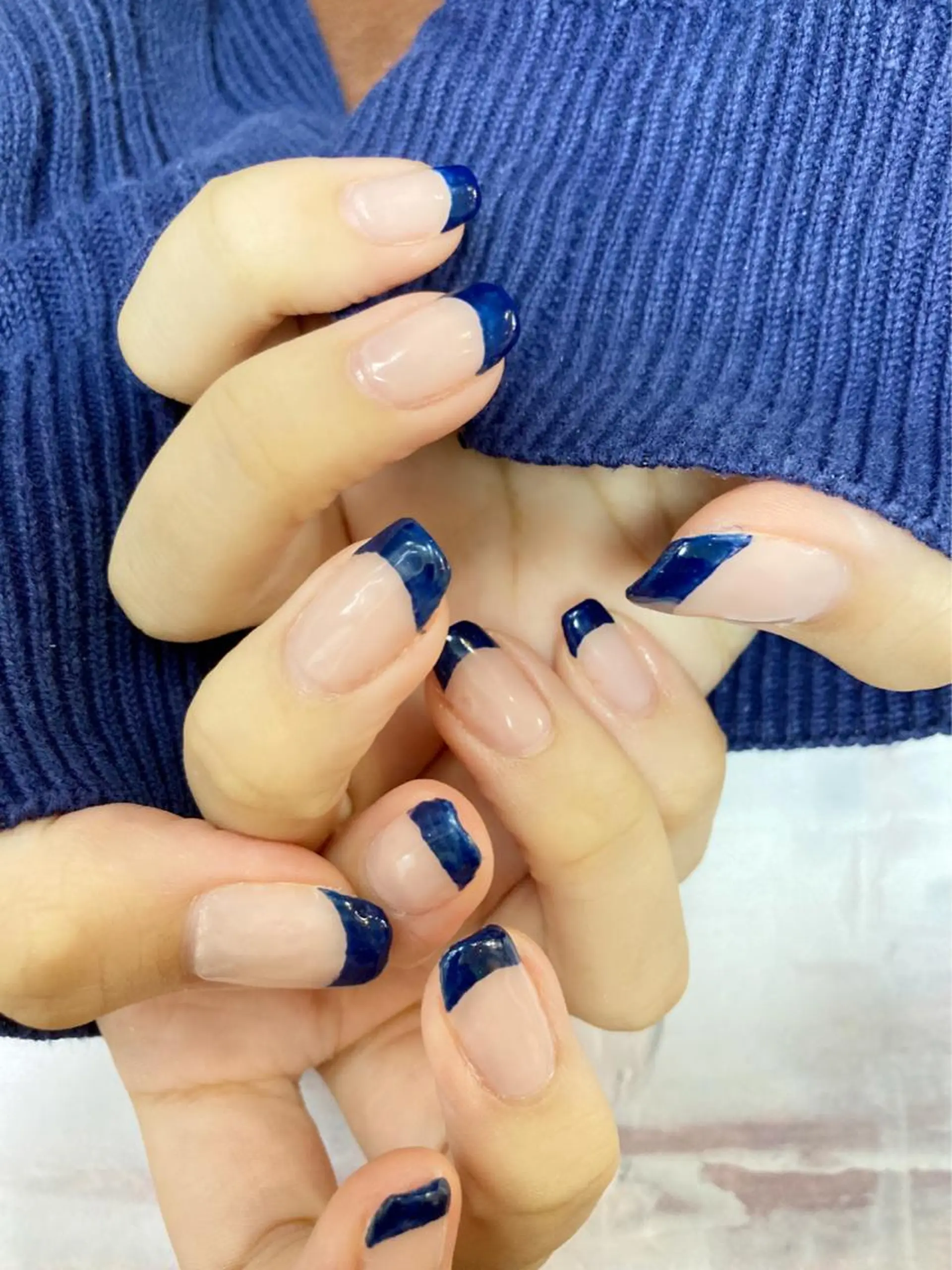 ネイル アートネイル フレンチネイル ワンカラーネイル MonFavori 坂田のネイルデザイン