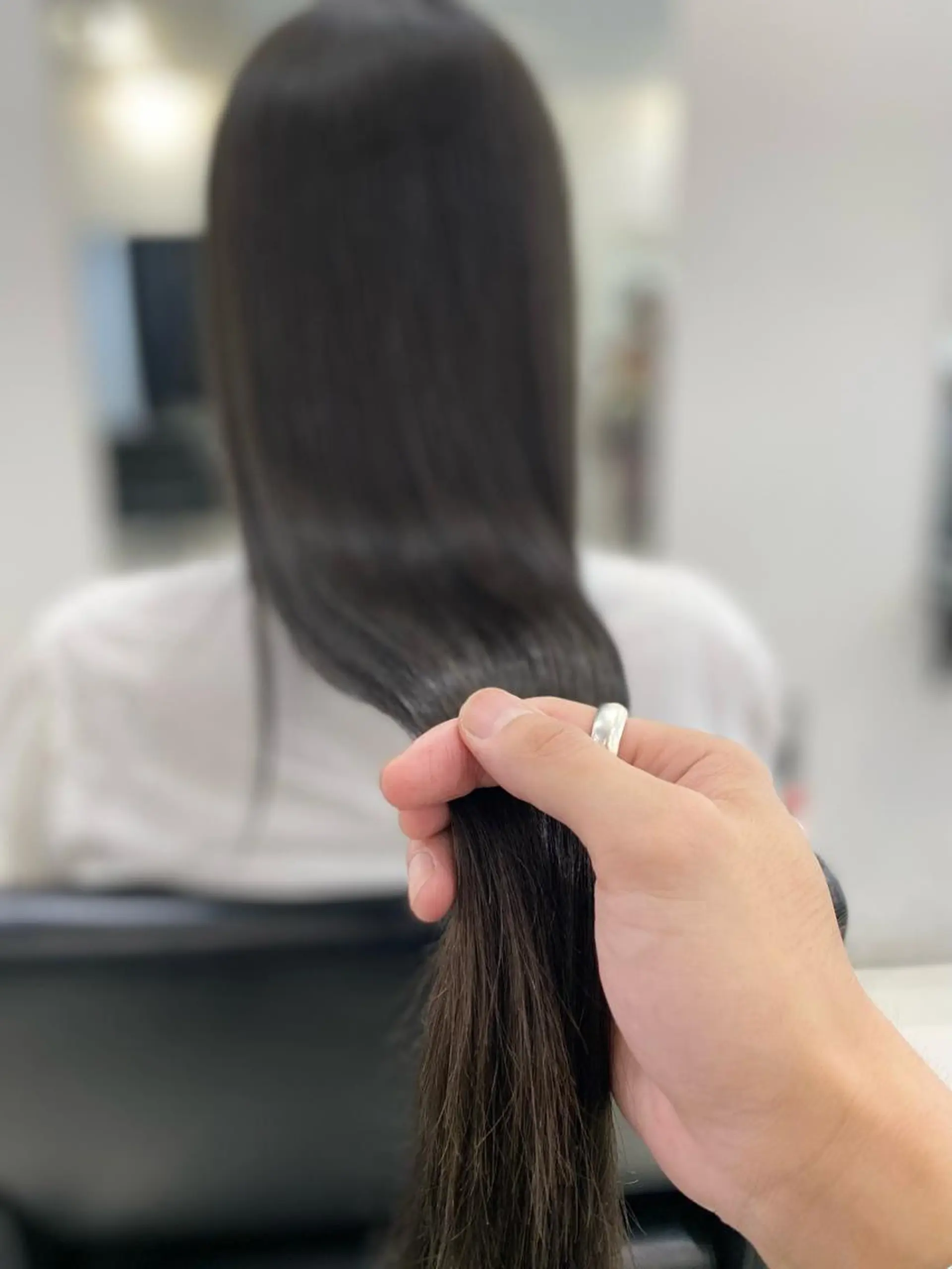 ロング カラー カット 縮毛矯正 トリートメント opus 店長大和 レイヤー/赤み消しのヘアスタイル