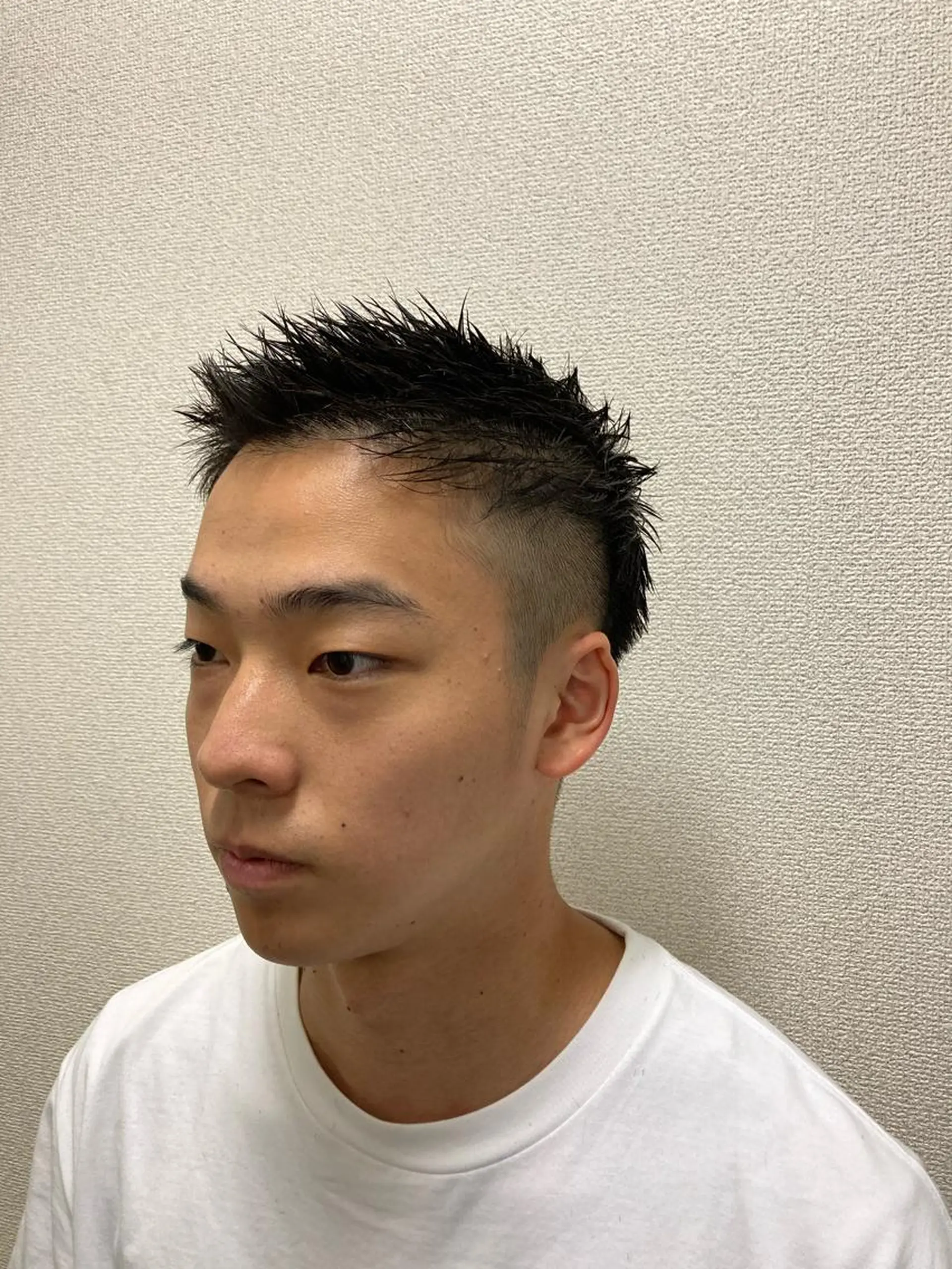 ショート メンズ アップバング 刈り上げ ショートヘア HIROGINZA川崎店所属・メンズ専門💈中島 太一💈のヘアスタイル