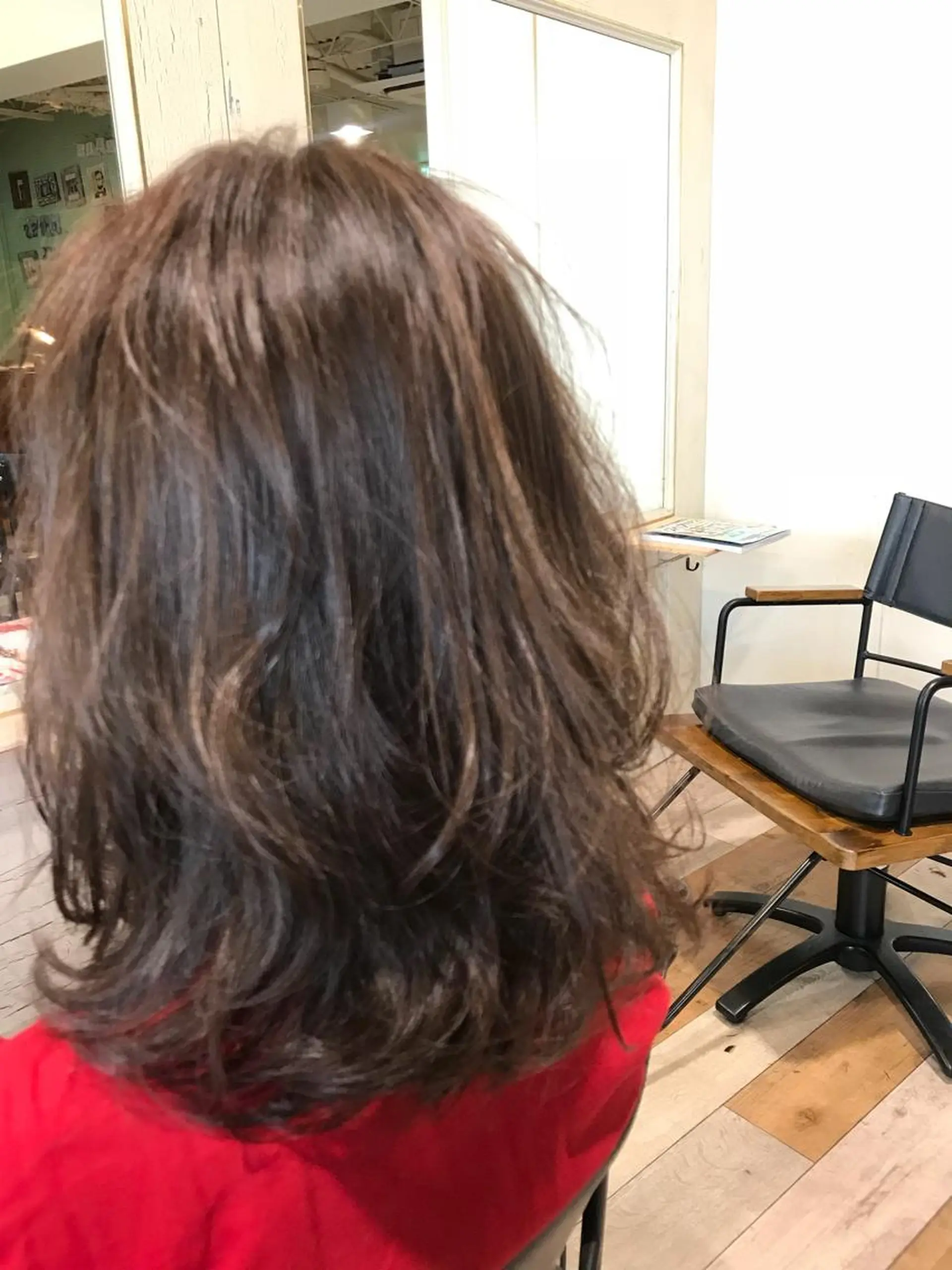 ミディアム カット ヘアカラー トリートメント 山形酸性ストレート 古川✂︎のヘアスタイル