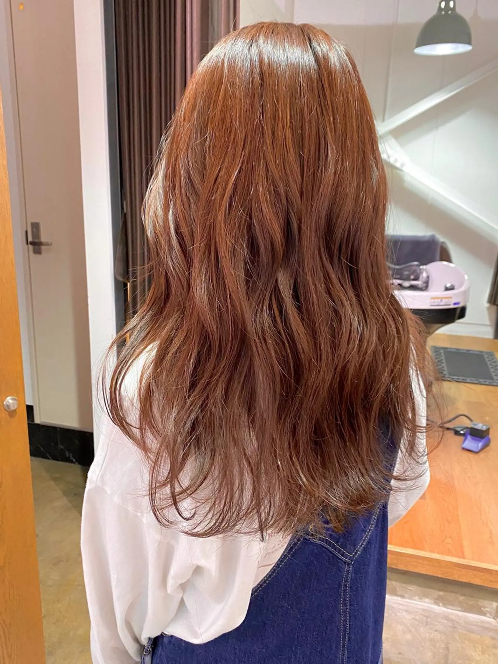 ロング カラー MR.GOOD MORNINGフジイのヘアスタイル