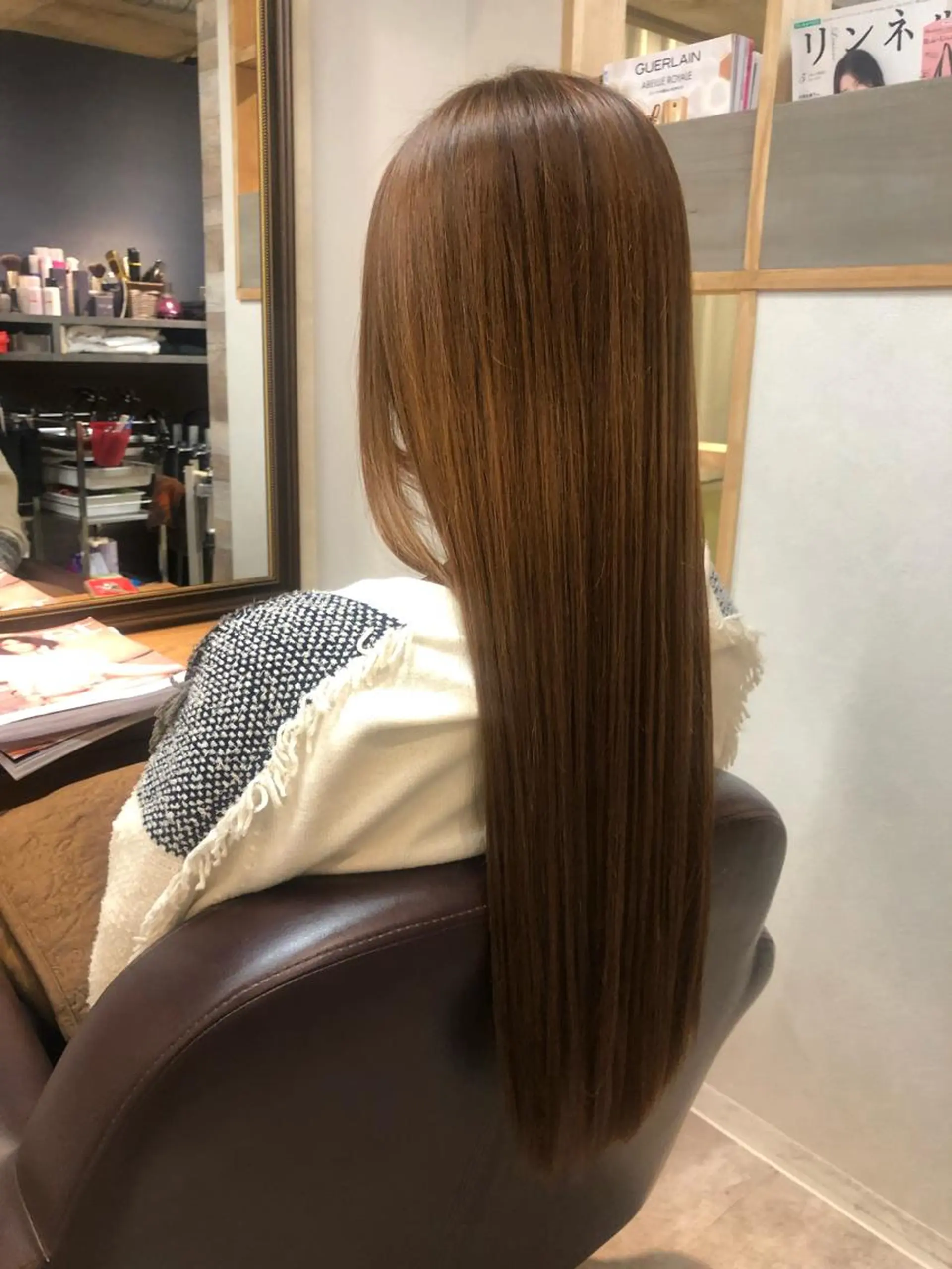 ロング くせ毛 髪質改善 縮毛矯正 トリートメント tuuli トゥーリのヘアスタイル