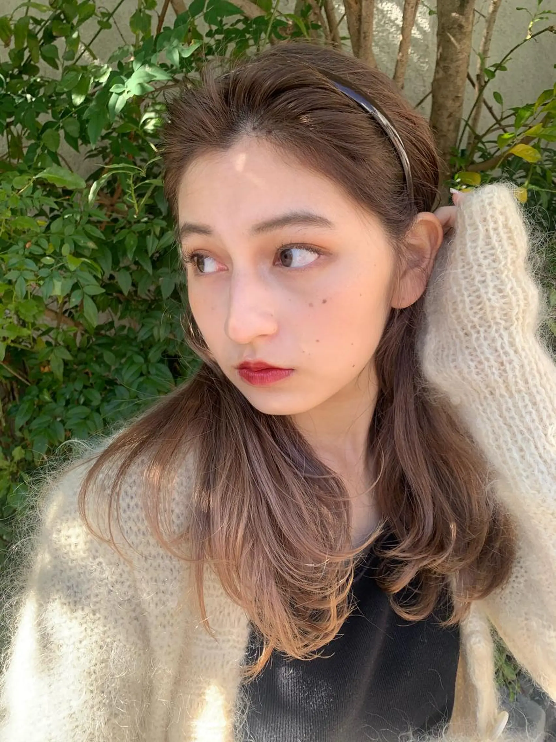 カラー ラベンダー/レイヤー スタイル🤎mamiのヘアスタイル