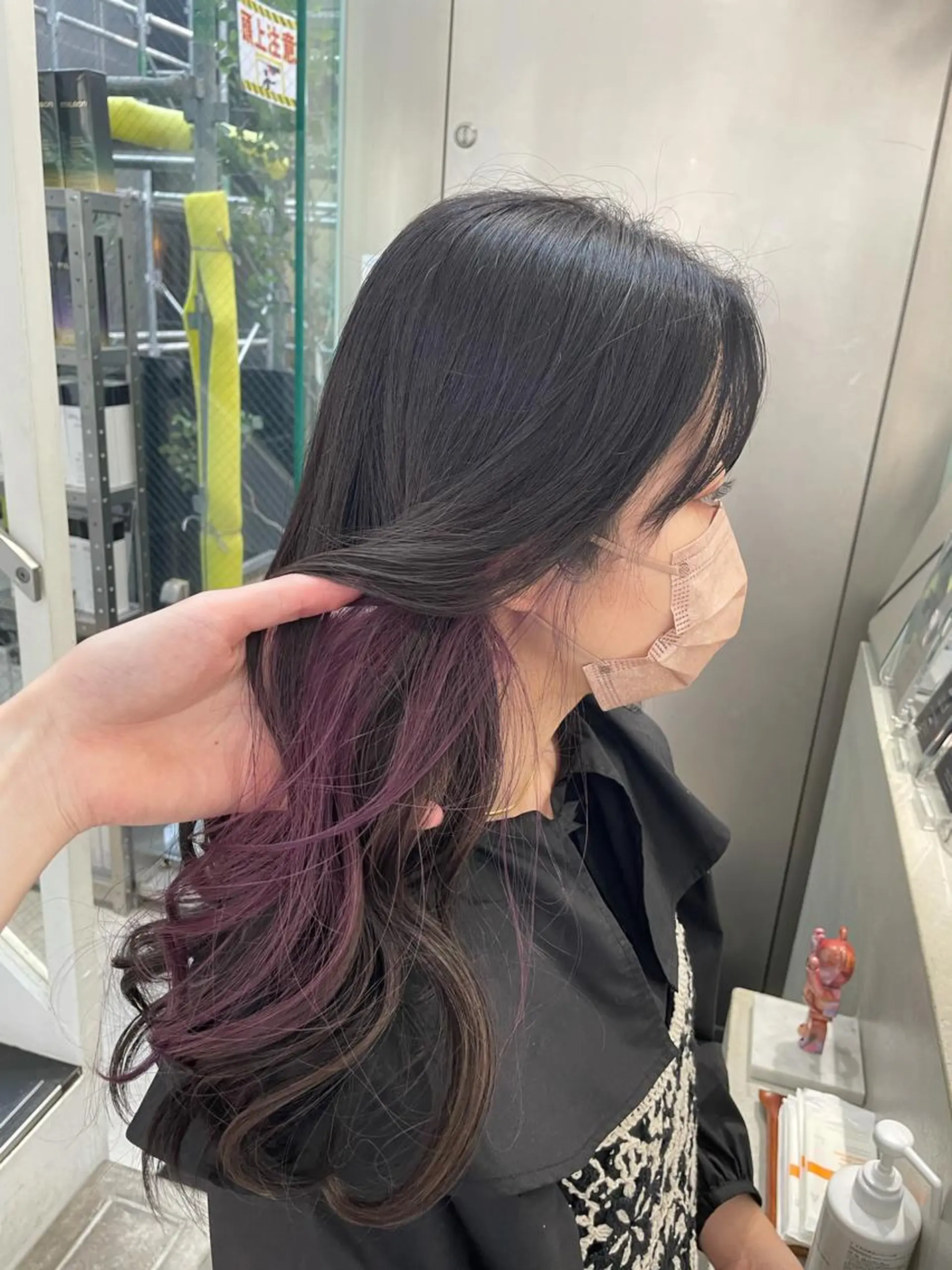 ロング オノ テンタのヘアスタイル