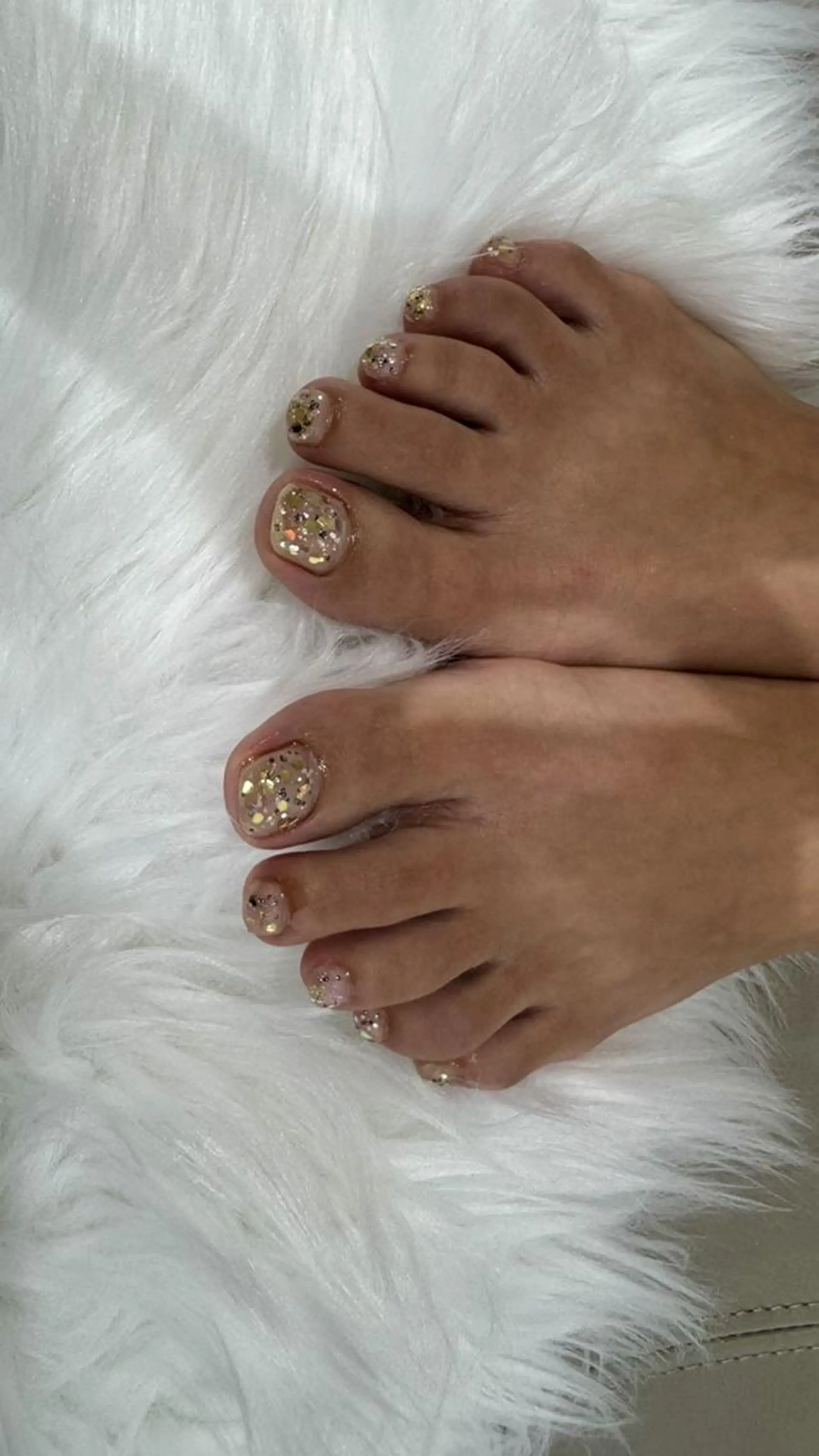 ネイル ラメ(グリッター) フットネイル SalonLinda Marikoのネイルデザイン