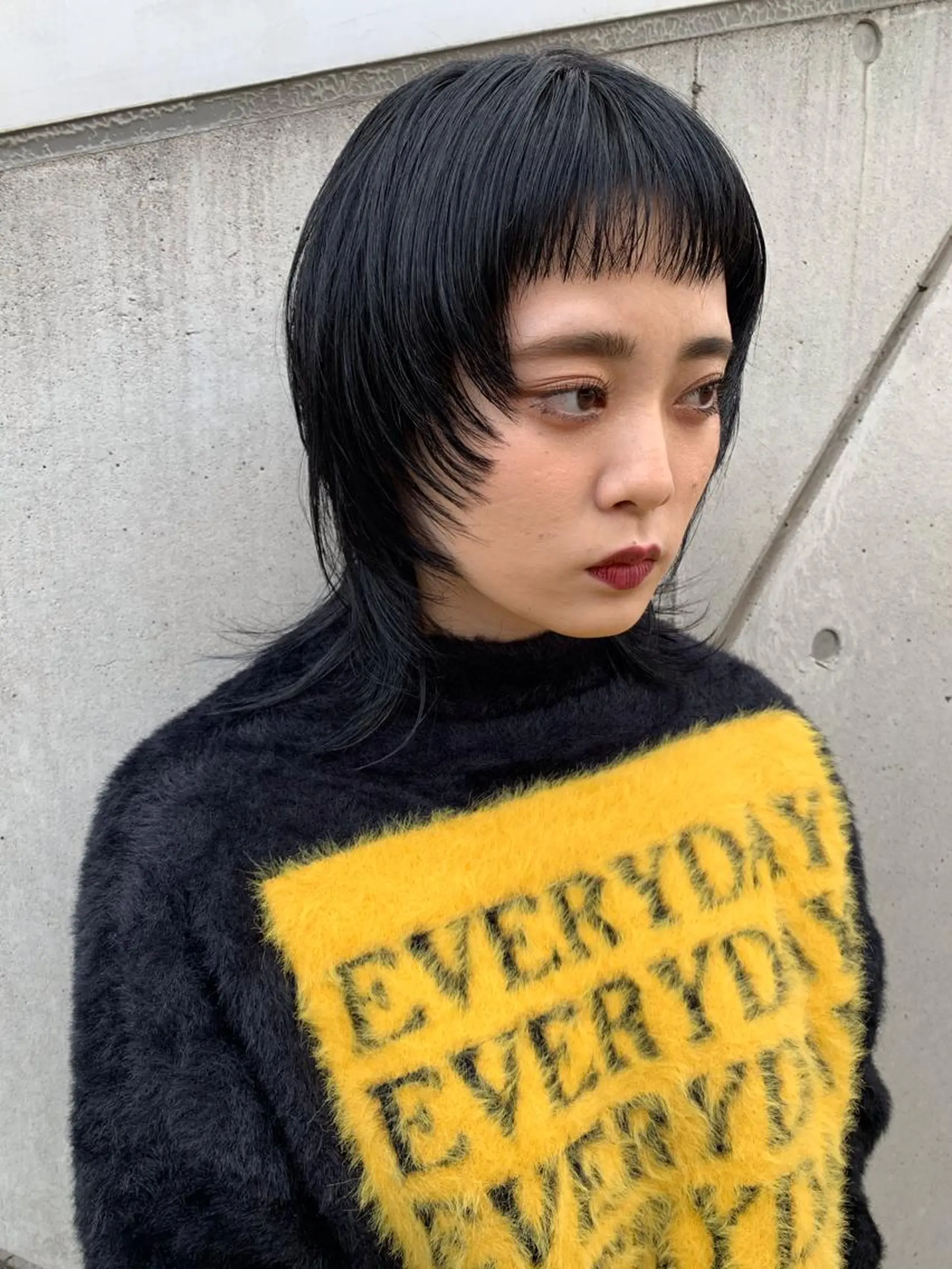 ショート カラー ウルフカット カット ウルフ、レイヤー 、メンズカットSHOのヘアスタイル