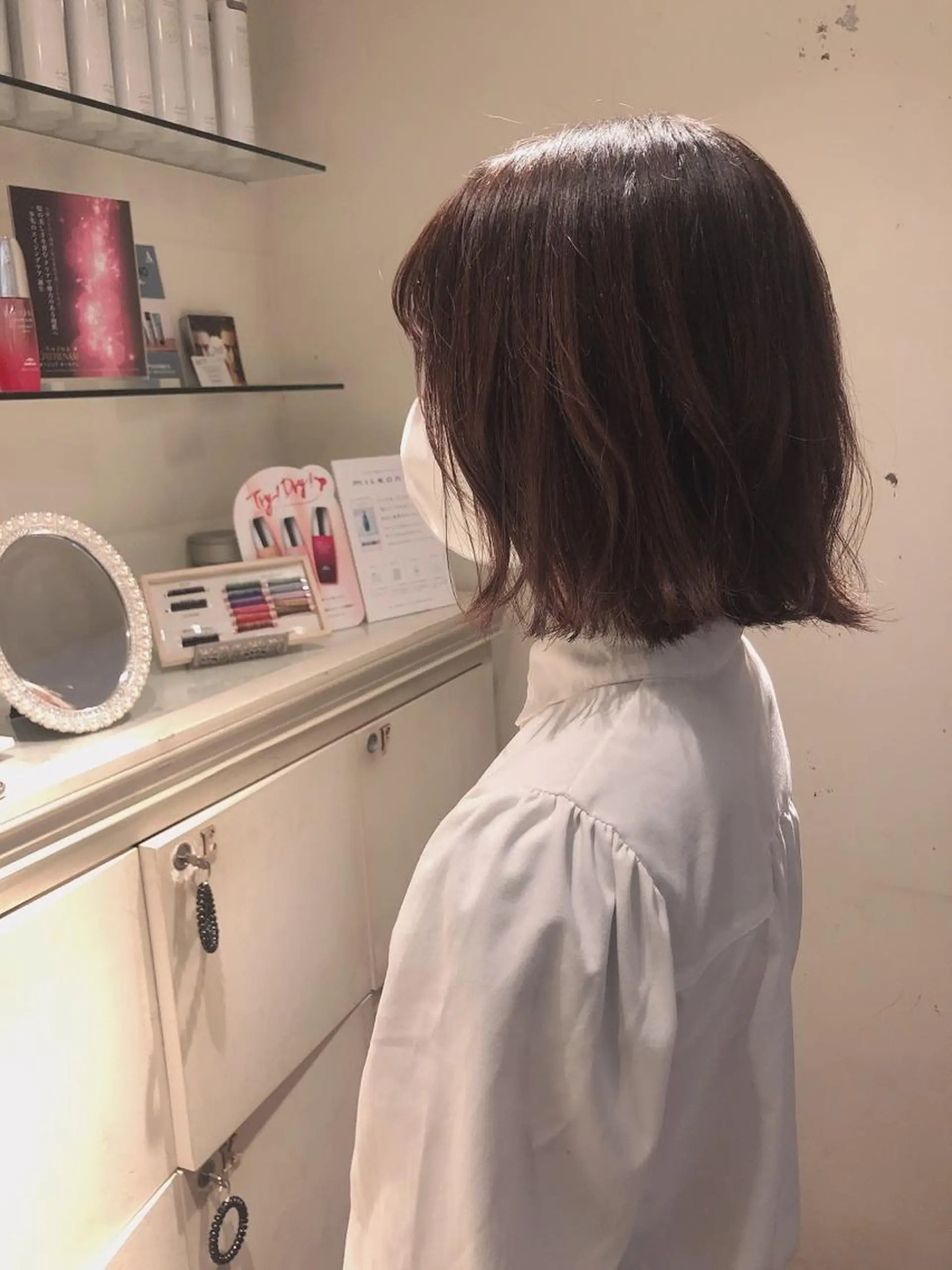 ミディアム ボブ/パーマ 古家 佑真のヘアスタイル