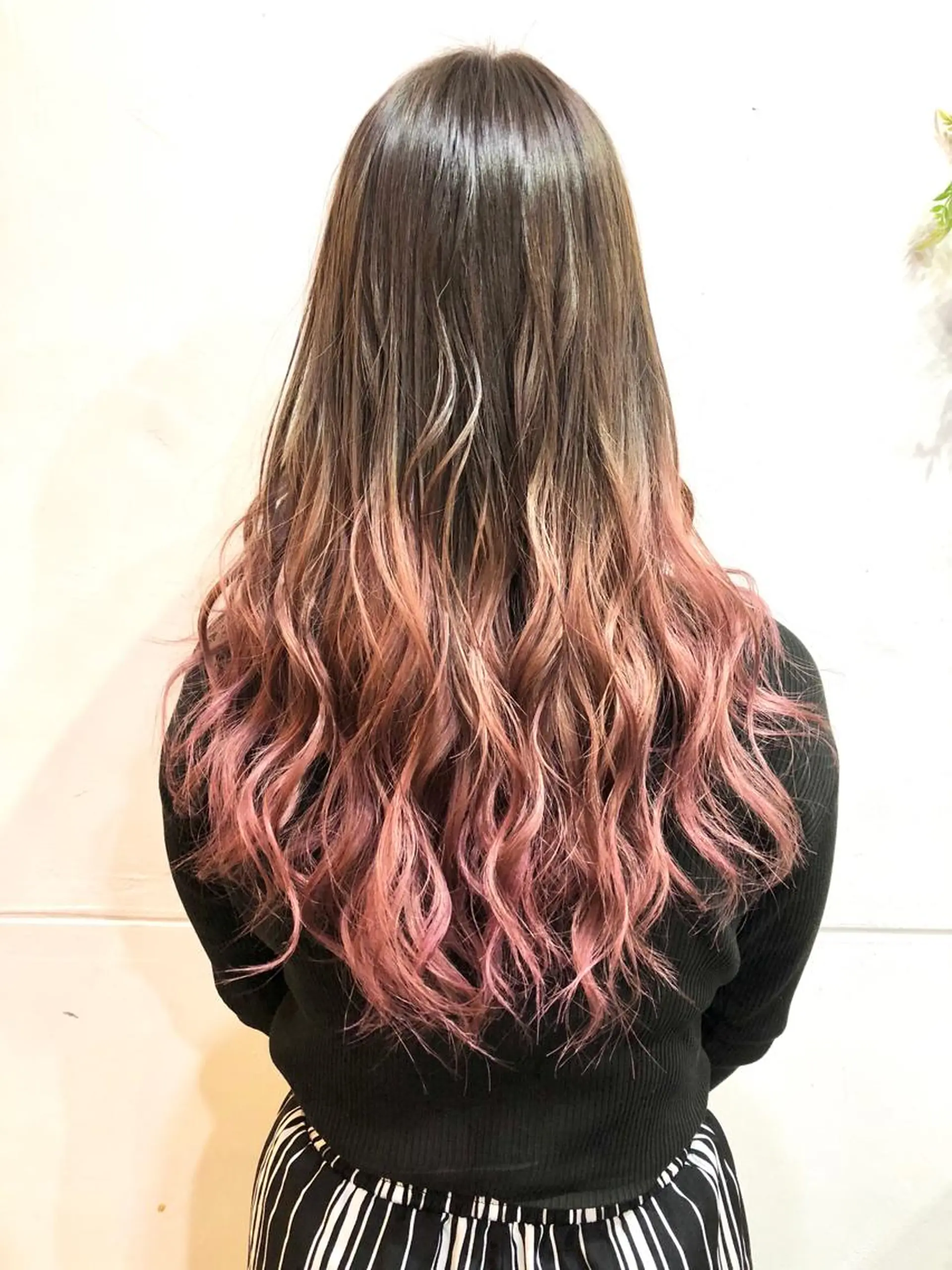 ロング ヘアカラー トリートメント 吉田 典弘のヘアスタイル