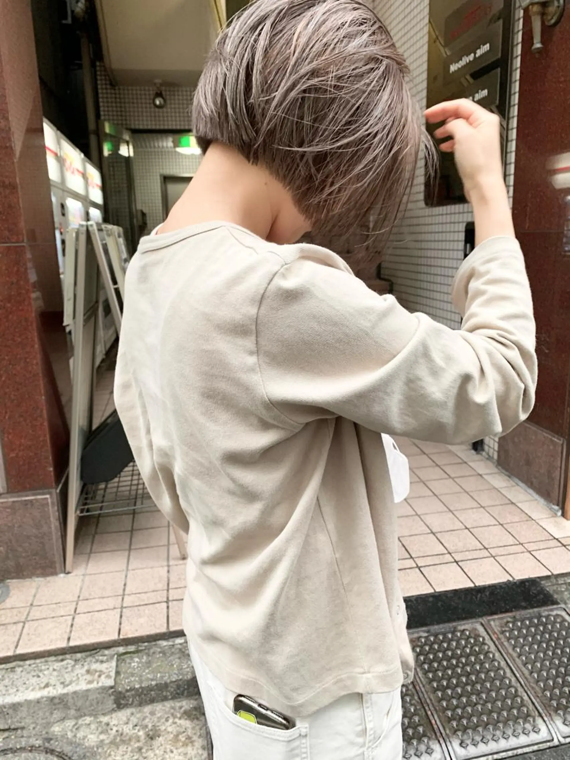 ショート カラー ヘアアレンジ ボブ カット ヘアカラー トリートメント 🌿ショート🌿 パーマ🌿淳平のヘアスタイル