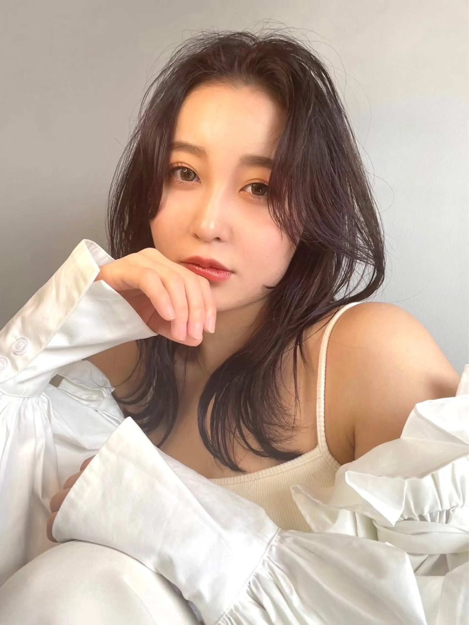 ロング カラー ヘアアレンジ キッズ マツエク・マツパ アイブロウ 透明感カラー/推しカ ラー☁️JURAのヘアスタイル