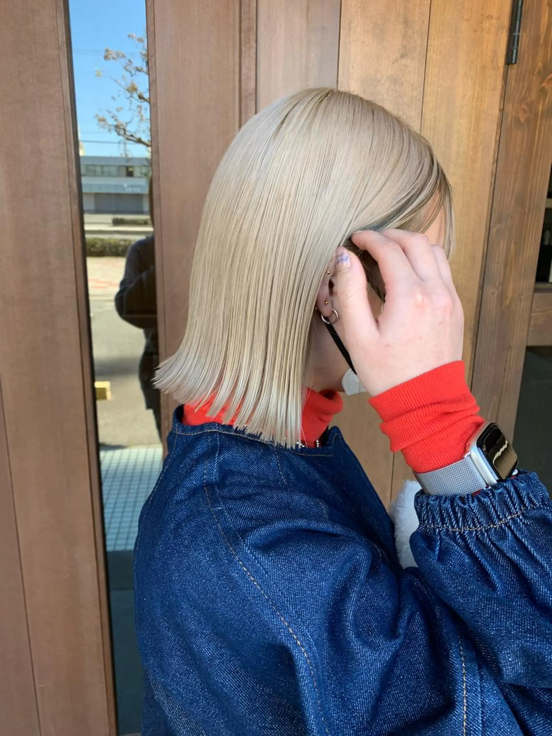 ミディアム ボブ 田中 紫苑のヘアスタイル