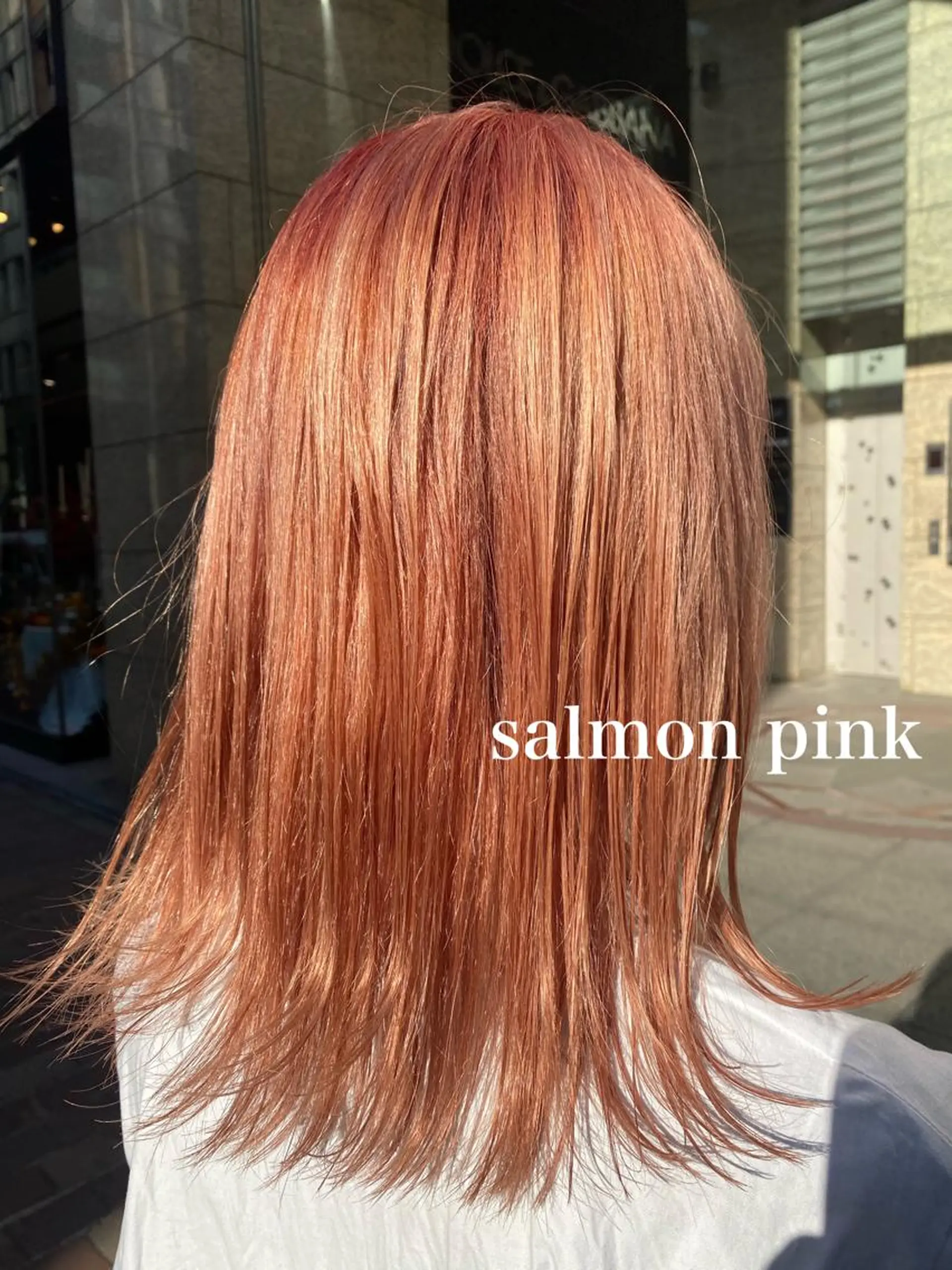 ミディアム カラー ヘアカラー デザインカラーウルフ 宙也のヘアスタイル