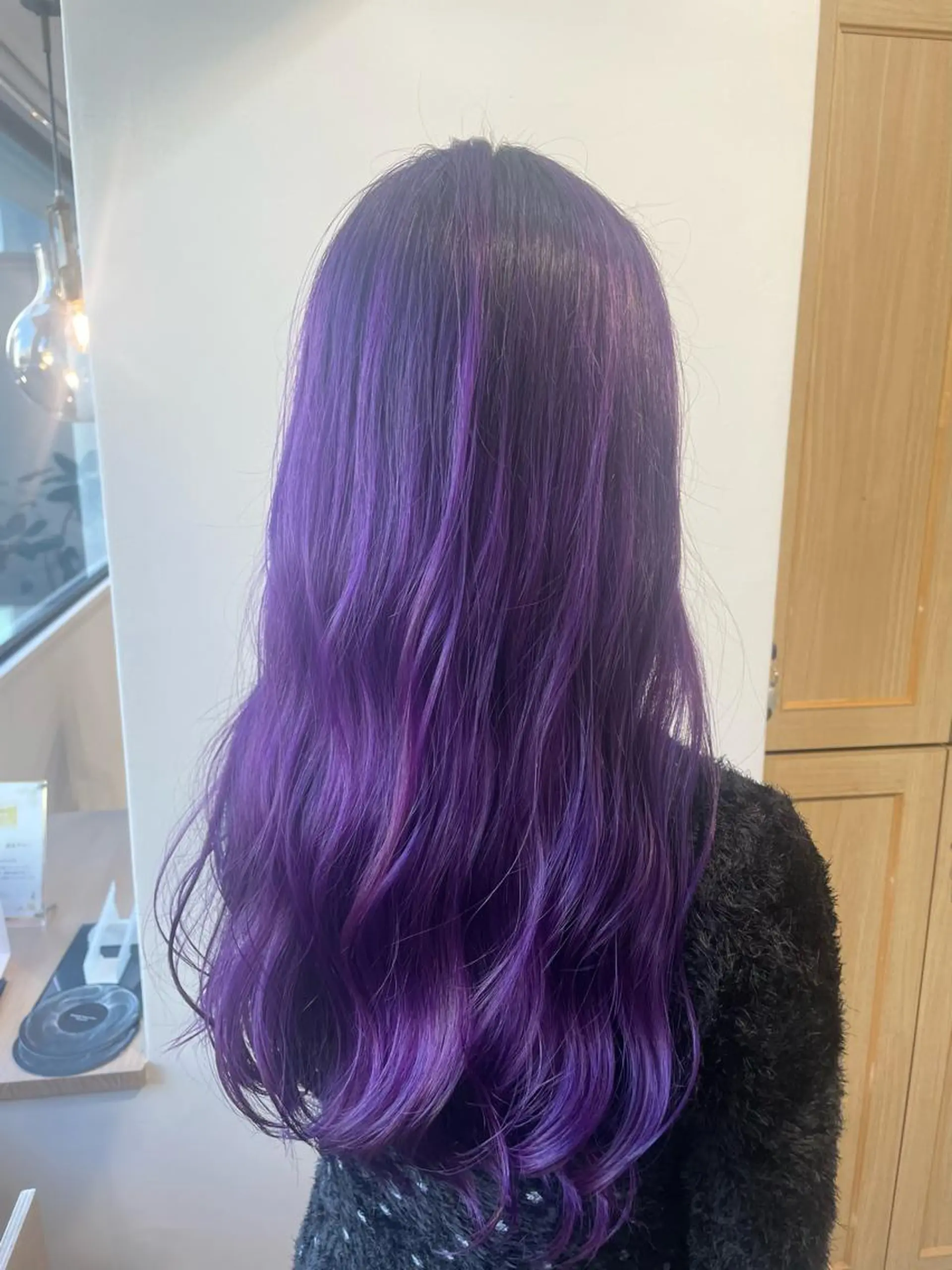 ロング カラー パープルカラー ヘアカラー トリートメント 平澤 萌香のその他イメージ