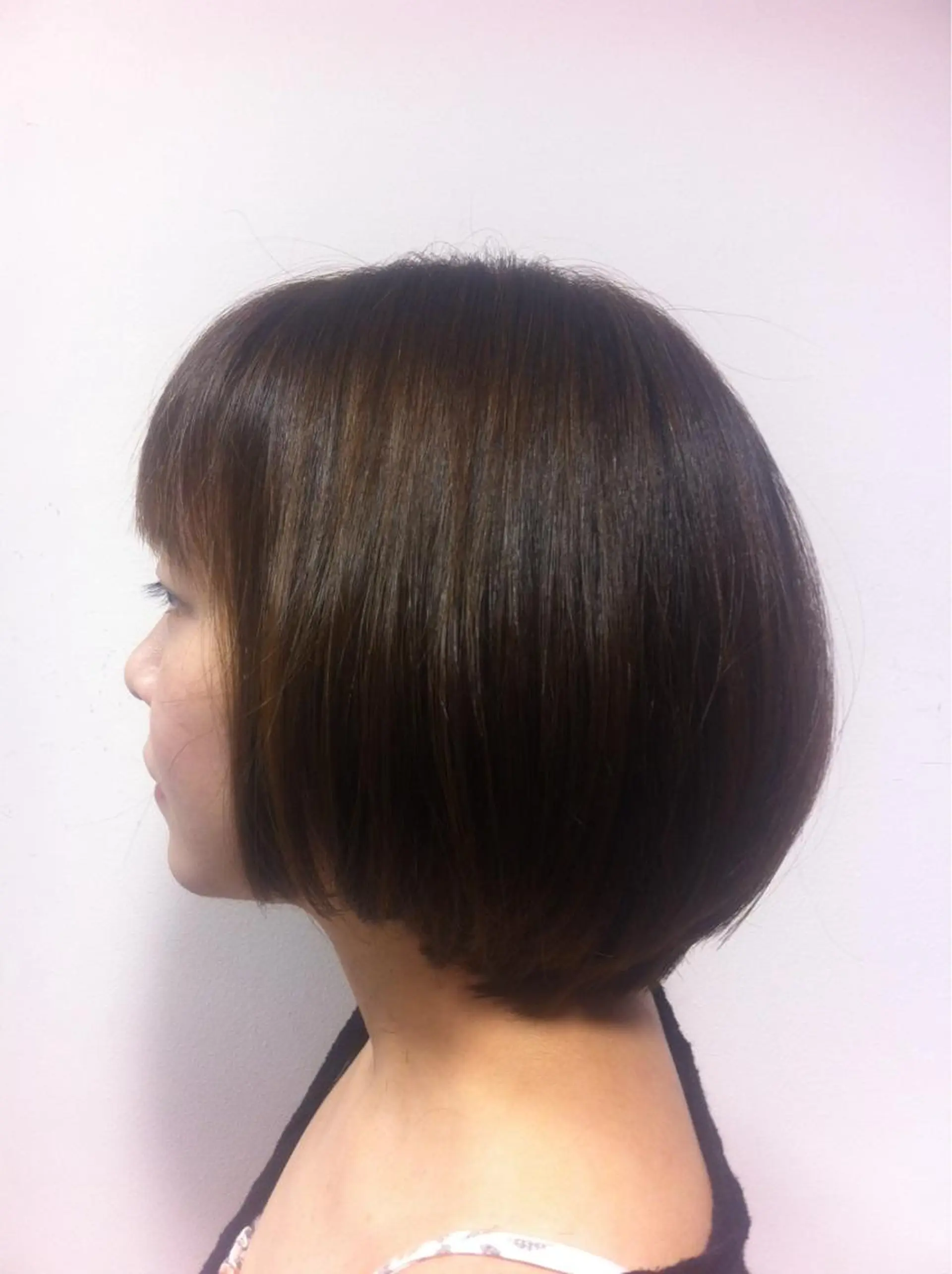 ミディアム ボブ 嶋村 望美のヘアスタイル