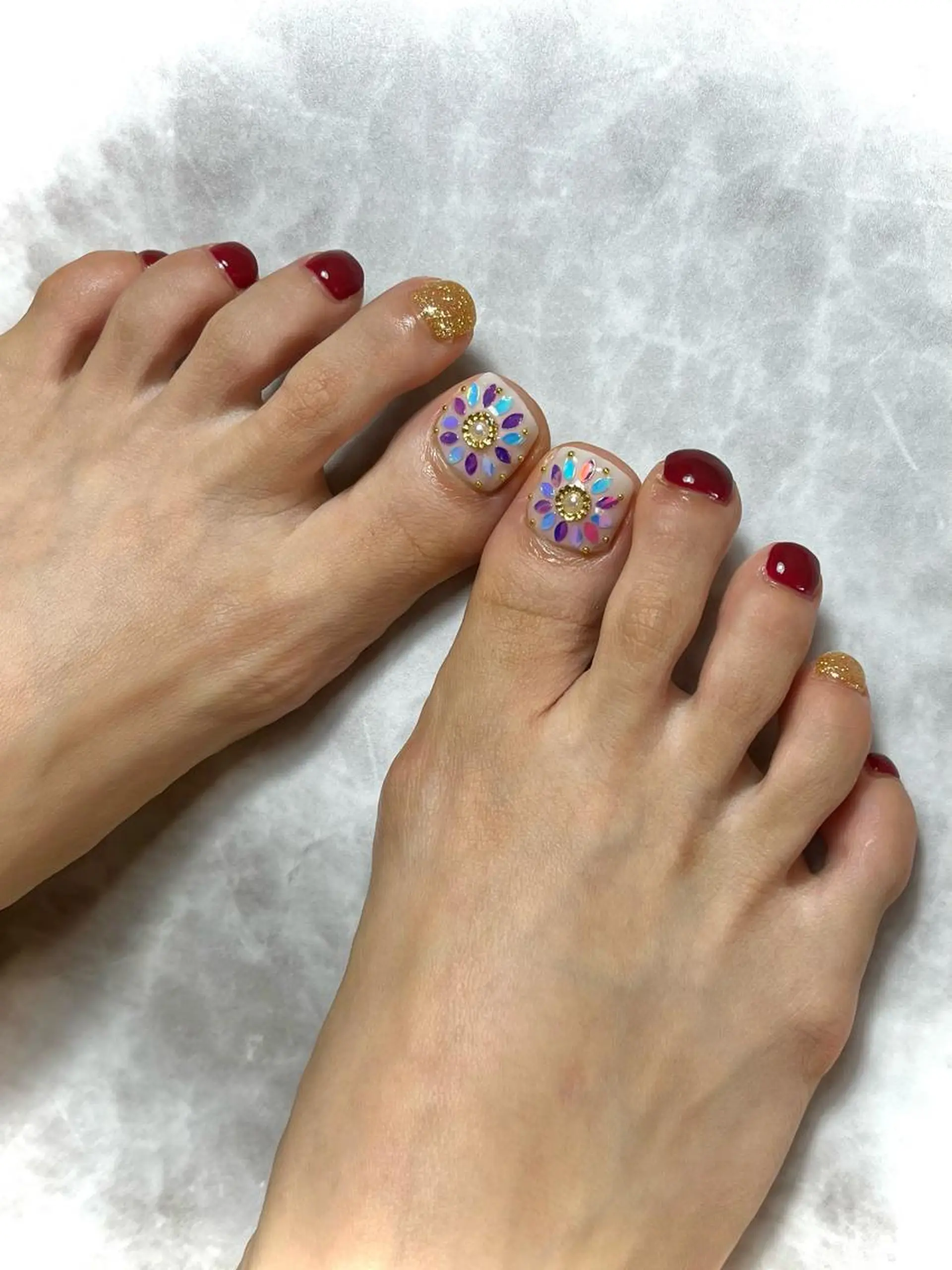 ネイル 成人式 ジェルネイル キラキラネイル 韓国ネイル オフィスネイル nails' it...のネイルデザイン