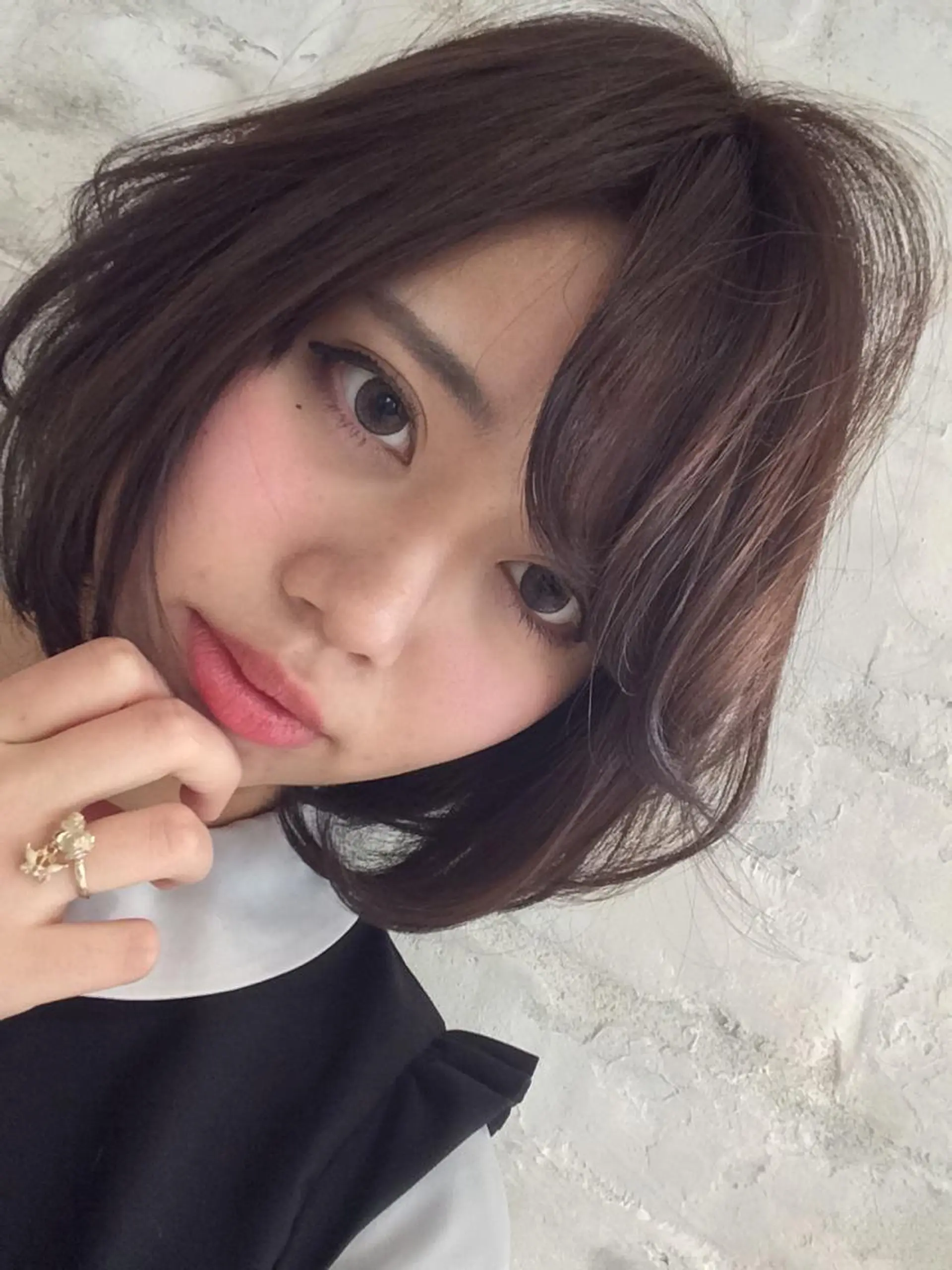 ミディアム カラー ヘアアレンジ まつエク Calenda/ パーソナル美髪サロンのヘアスタイル