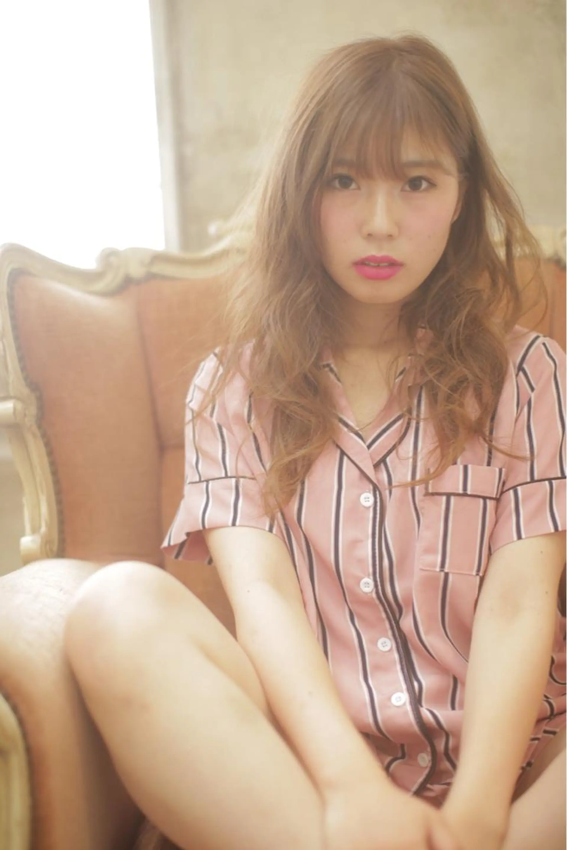 セミロング カラー カット トリートメント ヘッドスパ Lee東三国 店長 谷辻誠志のヘアスタイル