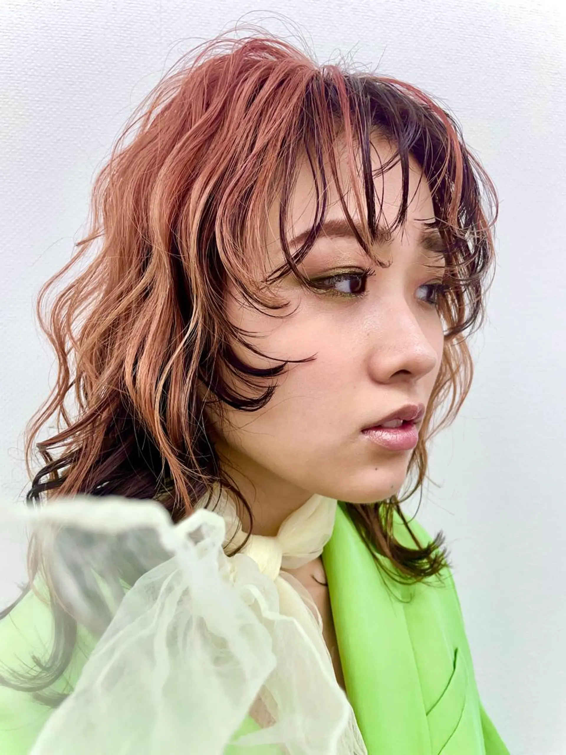 セミロング カラー ウルフカット 💎韓国風レイヤー /ボブ💎Namiのヘアスタイル