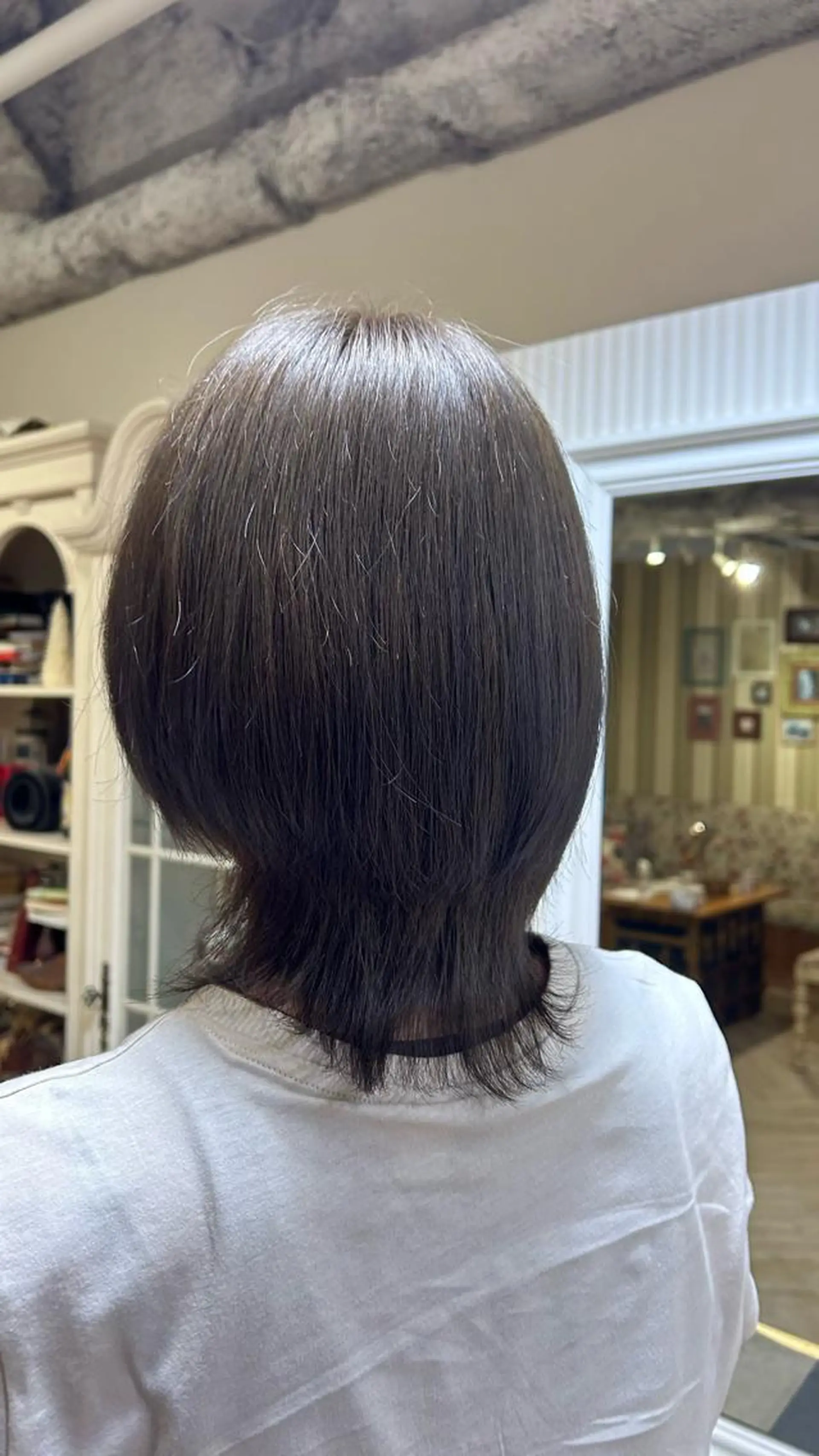 ミディアム 新潟/万代/レイヤー 韓国風/明間未来のヘアスタイル