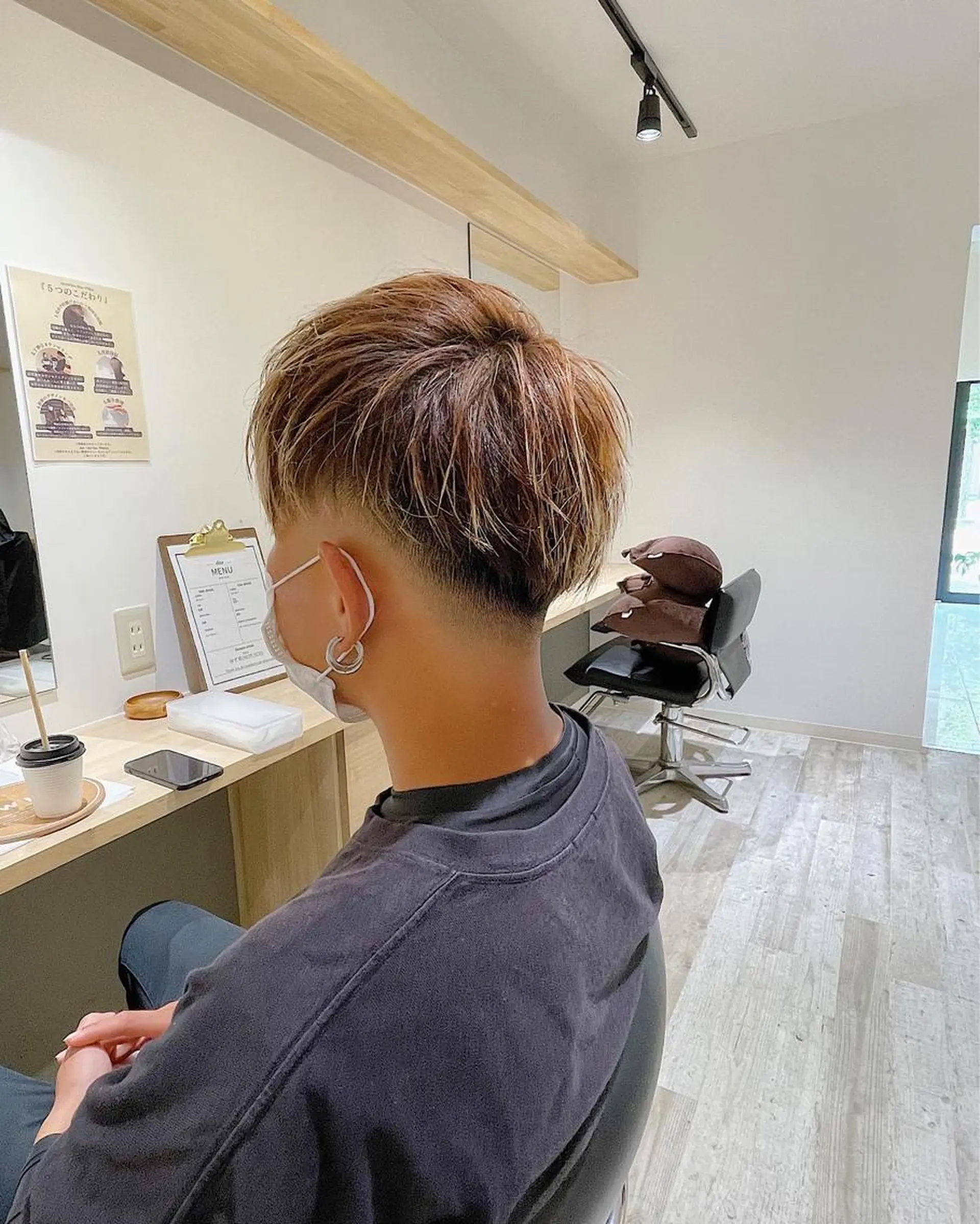 カラー メンズ 升水 優太のヘアスタイル