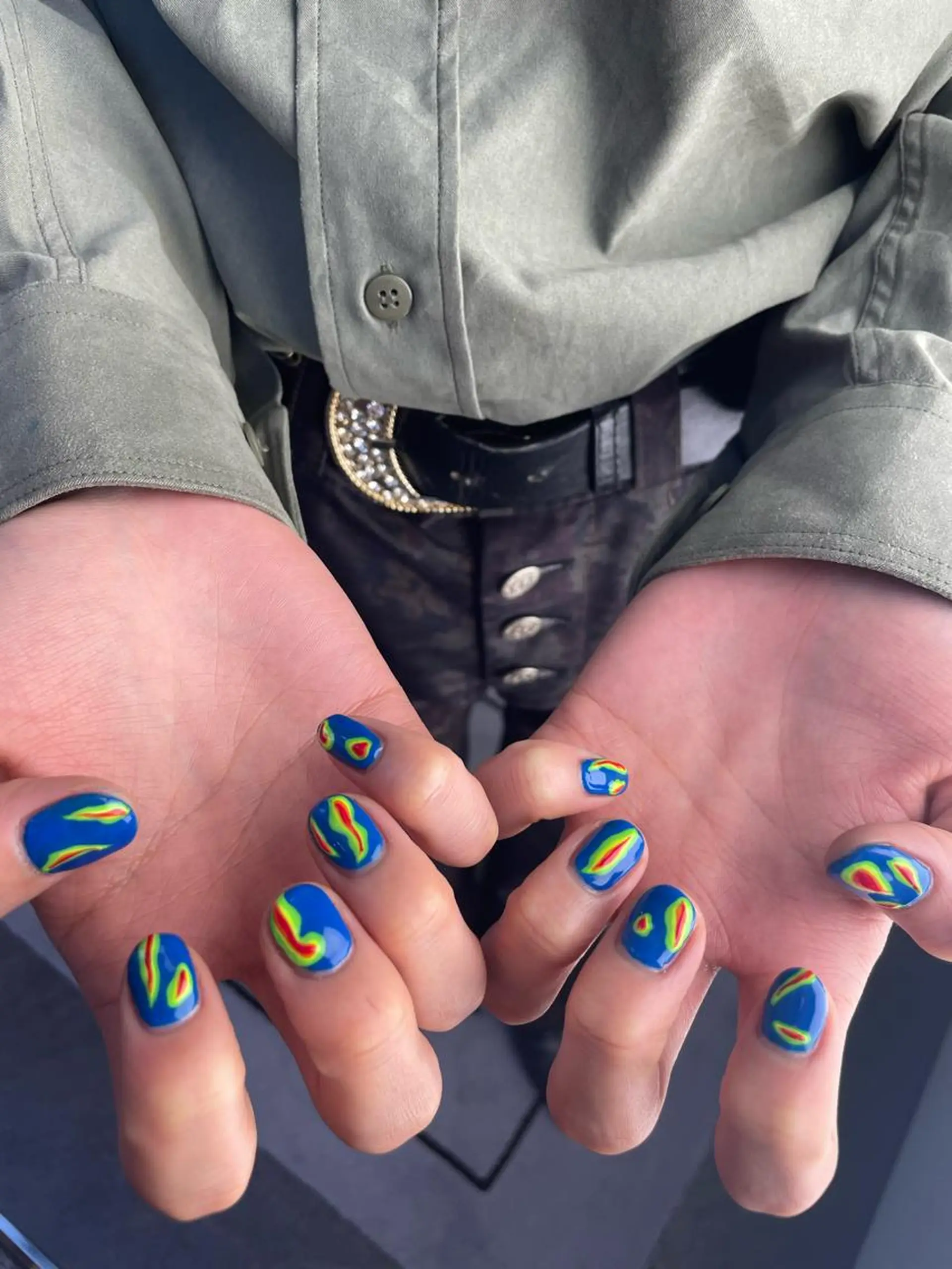 ネイル メンズネイル ハンドネイル ハンドケア hair&nail ☯️アイリ☯️のネイルデザイン