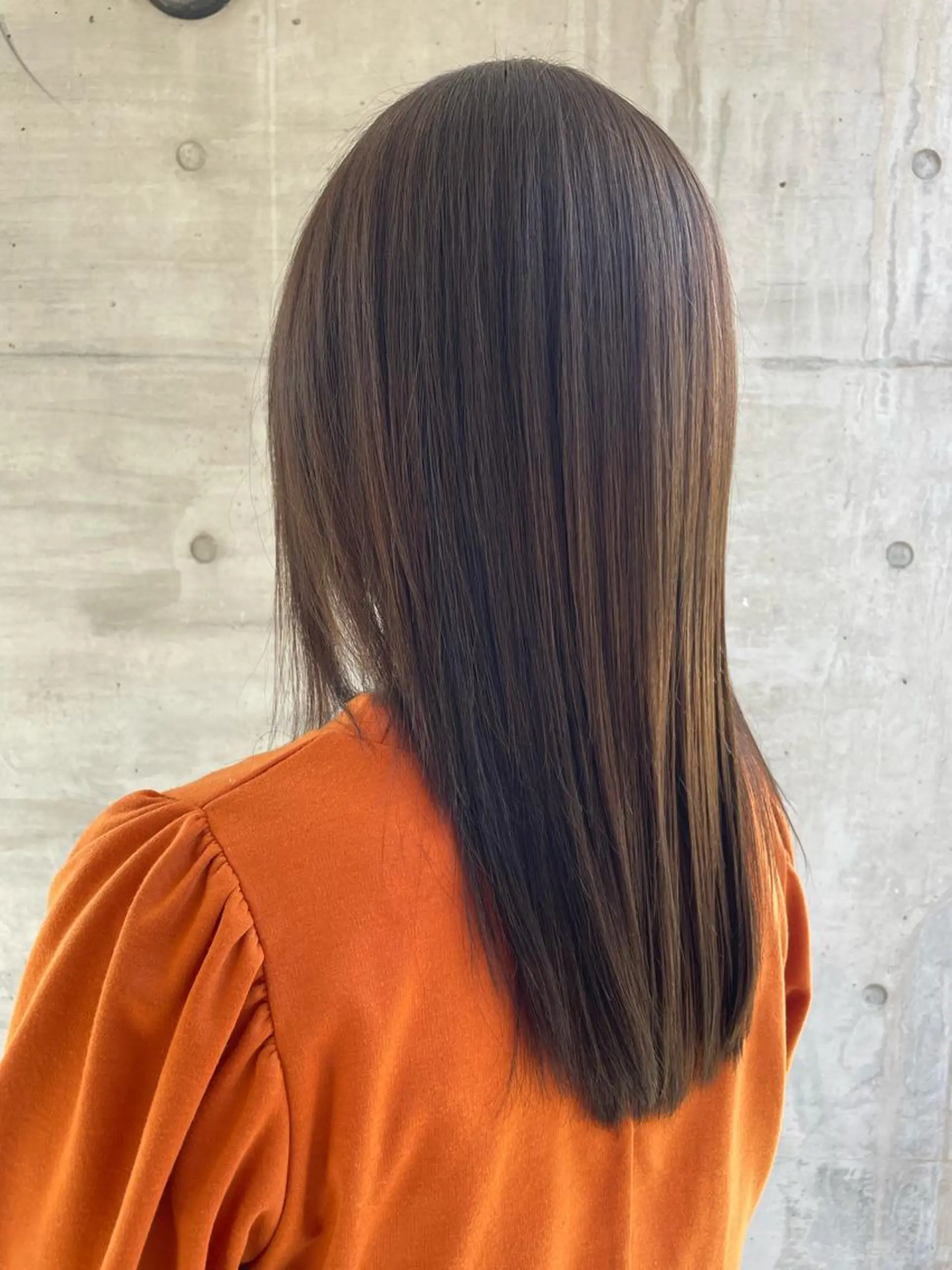 ロング カラー 髪質改善 トリートメント 大塚 友茉のヘアスタイル