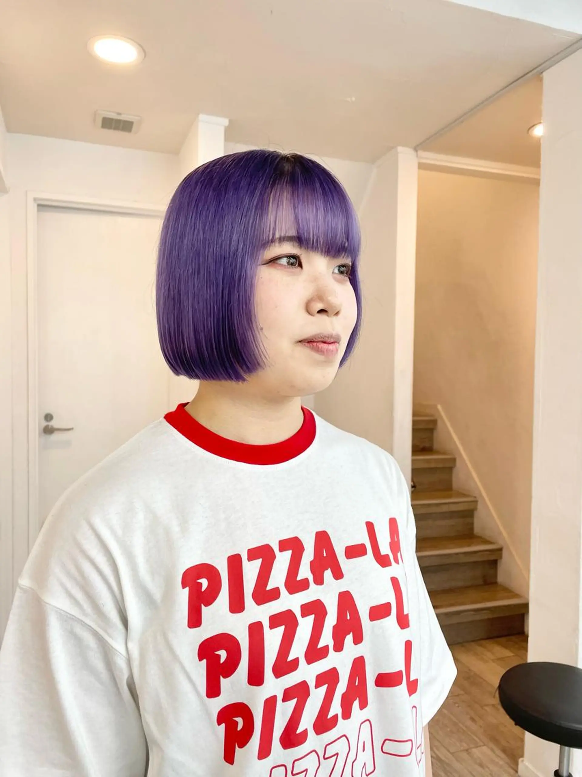 ショート カラー ヘアカラー トリートメント ヘアセット ハイトーン×レイヤー ／遠藤将太のヘアスタイル