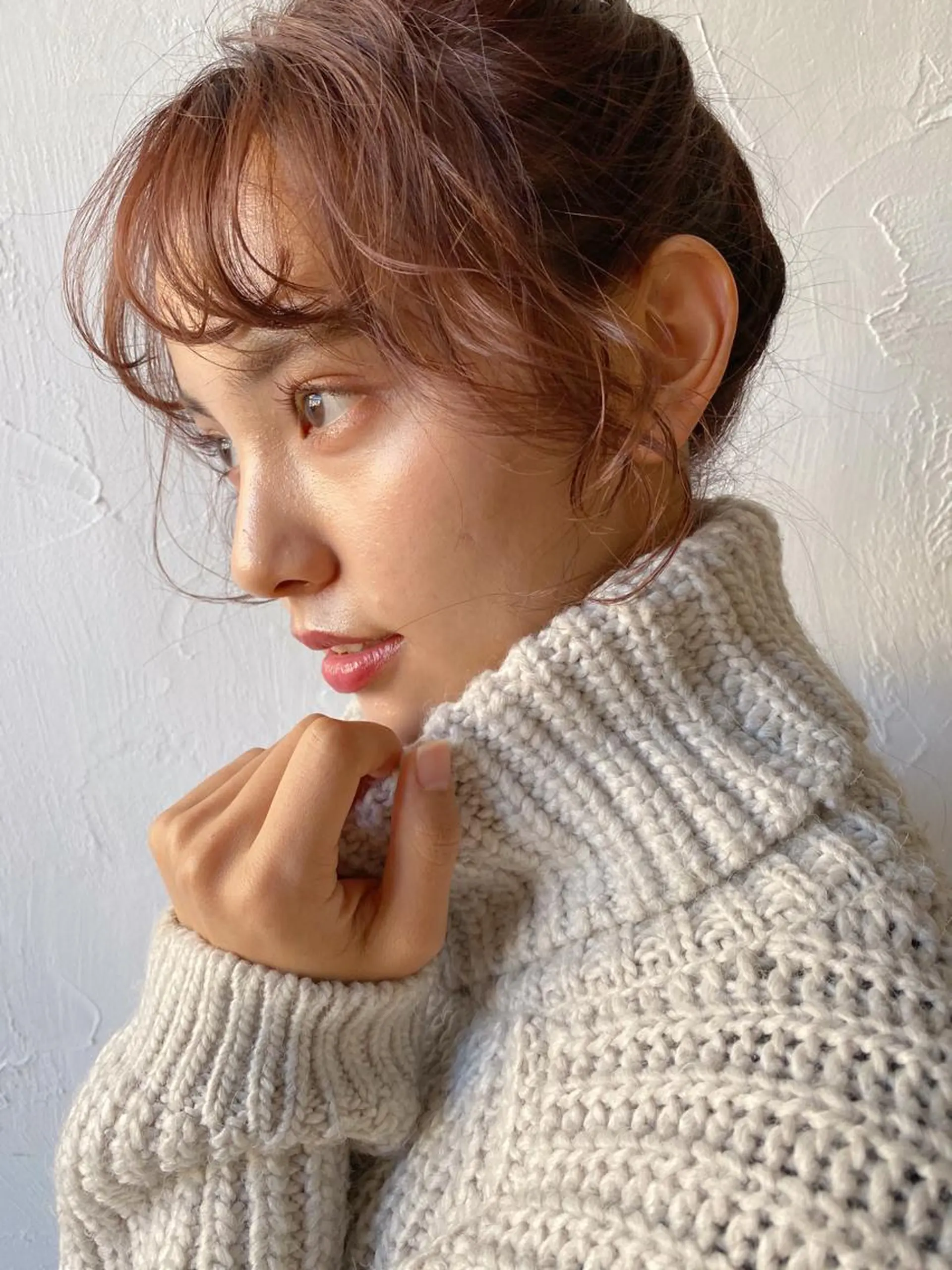 セミロング カラー ヘアアレンジ 神原 ありさのマツエク・マツパデザイン