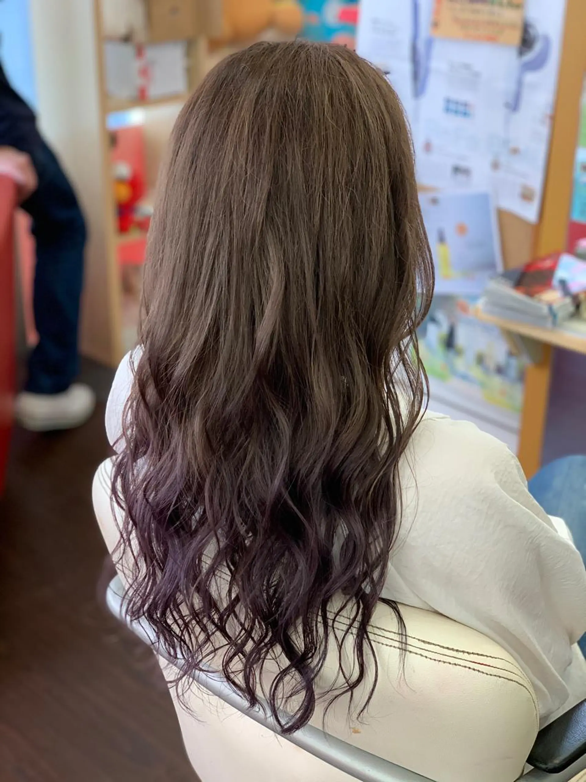 ロング ヘアカラー たけい ゆうきのヘアスタイル