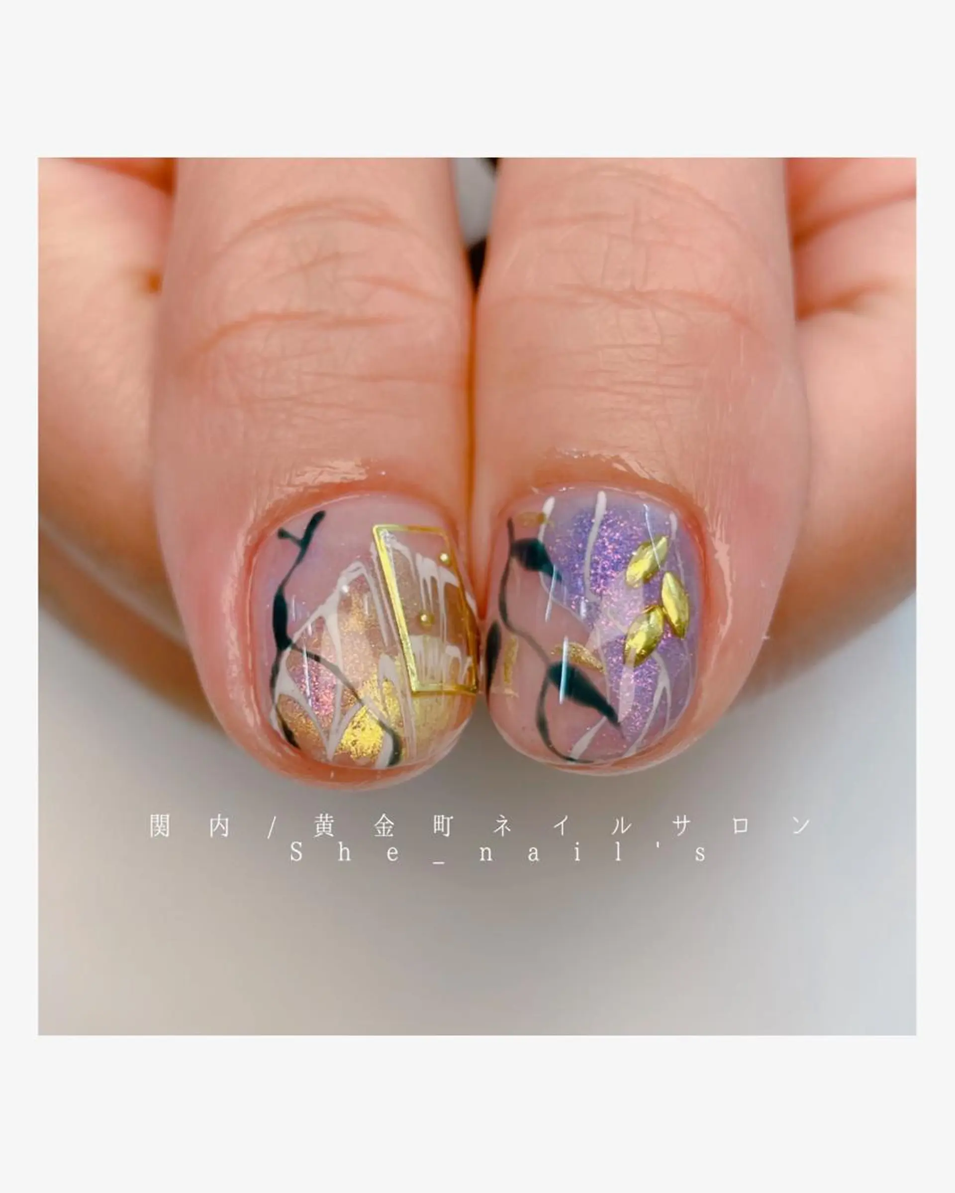 ネイル Blushオーナー Shiinaのネイルデザイン