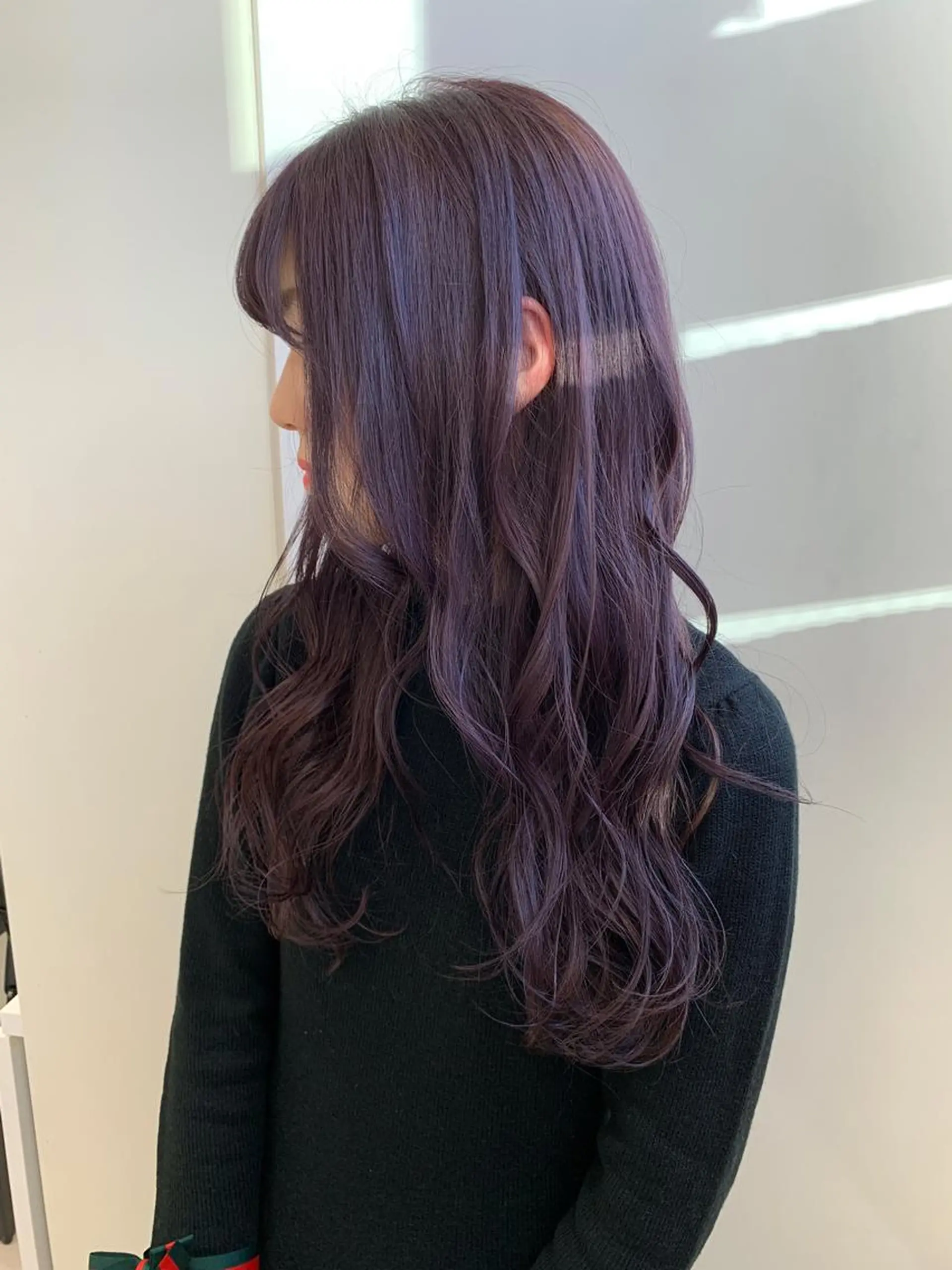 ロング カラー ブリーチ ケアブリーチ ラベンダーカラー カット ヘアカラー トリートメント インナーエクステ渋谷 🦋KAJIのヘアスタイル