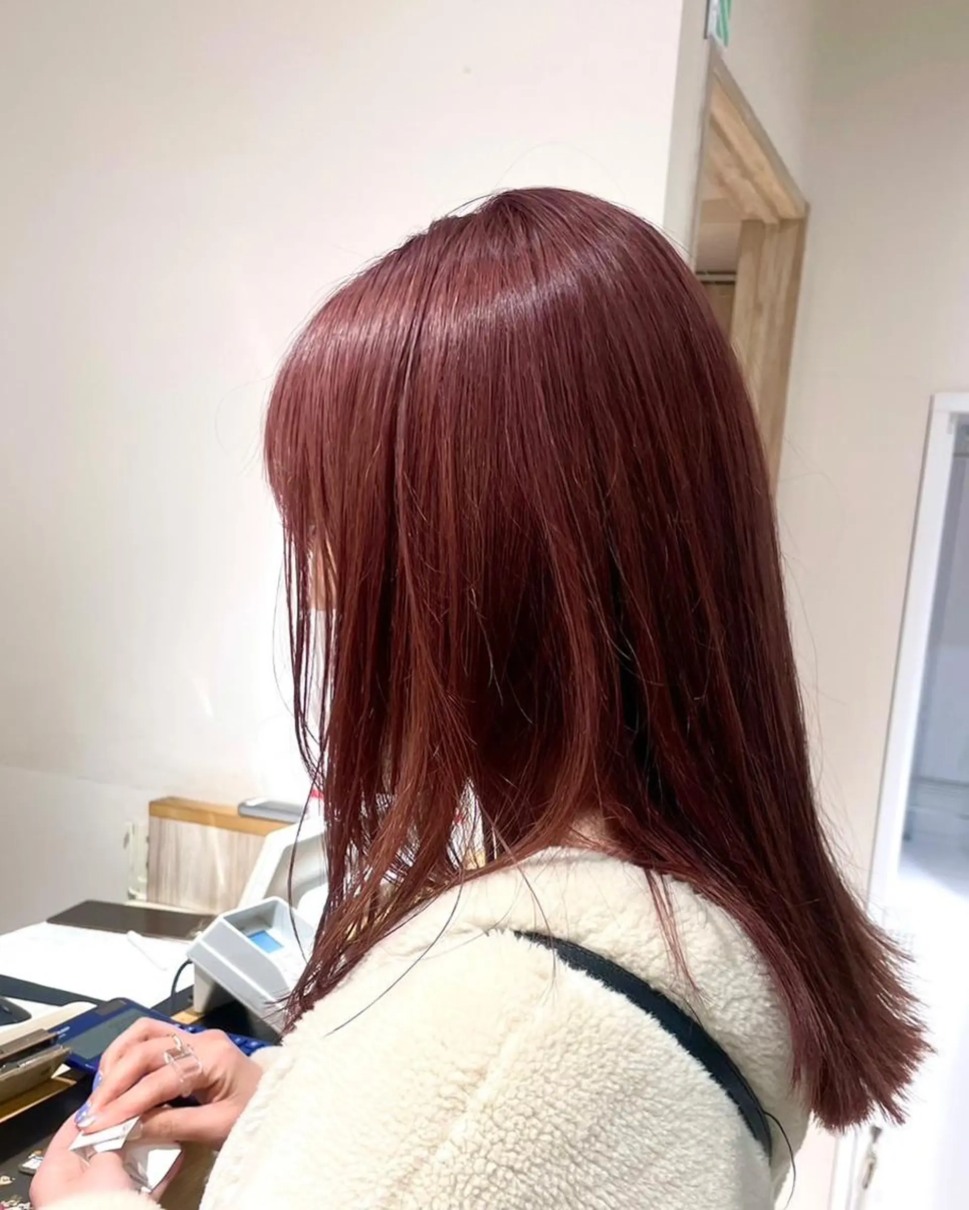 ロング カラー ヘアアレンジ ブリーチ ピンクカラー トリートメント iena渋谷 /ゆーこのマツエク・マツパデザイン