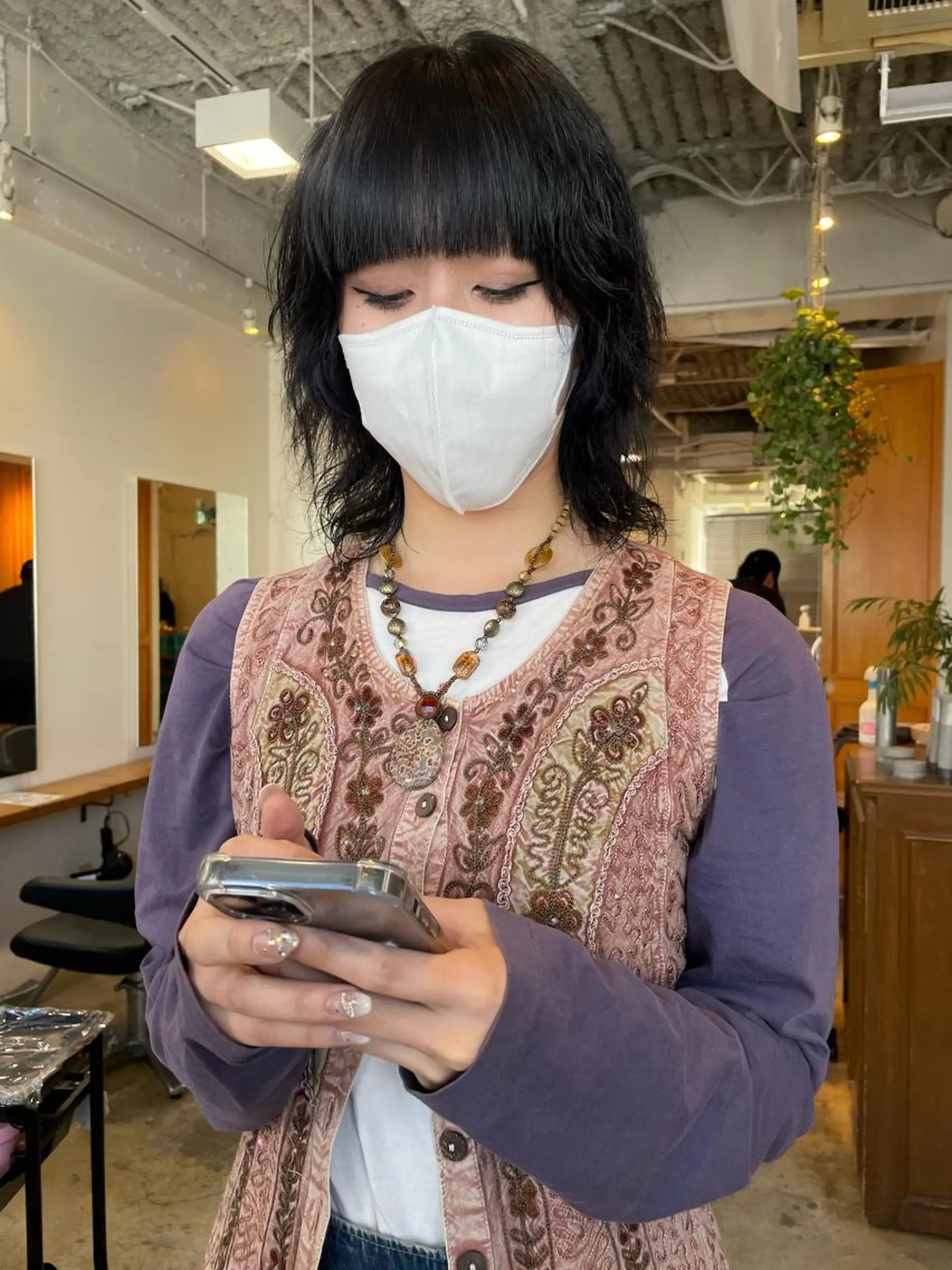 ミディアム カラー パーマ ミディアムパーマ ブリーチ カット ヘアカラー パーマ トリートメント レイヤー/似合わせ TAKUYAのヘアスタイル