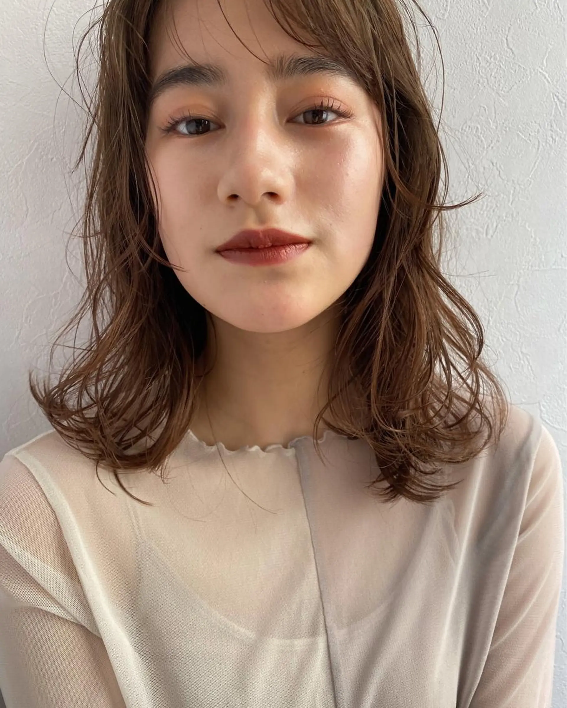 ミディアム SALOWIN新潟万代所属・緑川 瑞穂のヘアスタイル