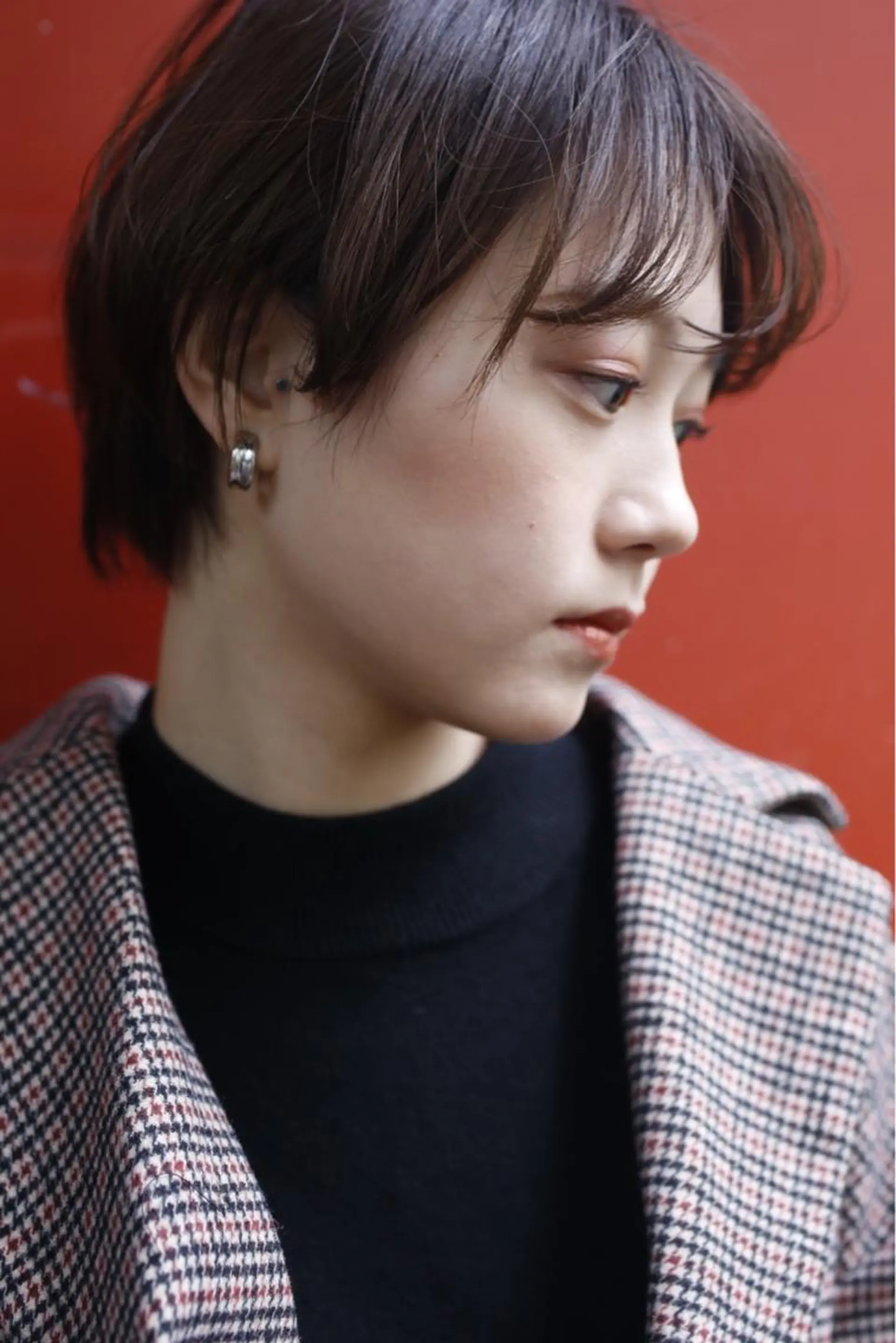 ショート 低ダメージパーマ ケアパーマ/武田明大のヘアスタイル