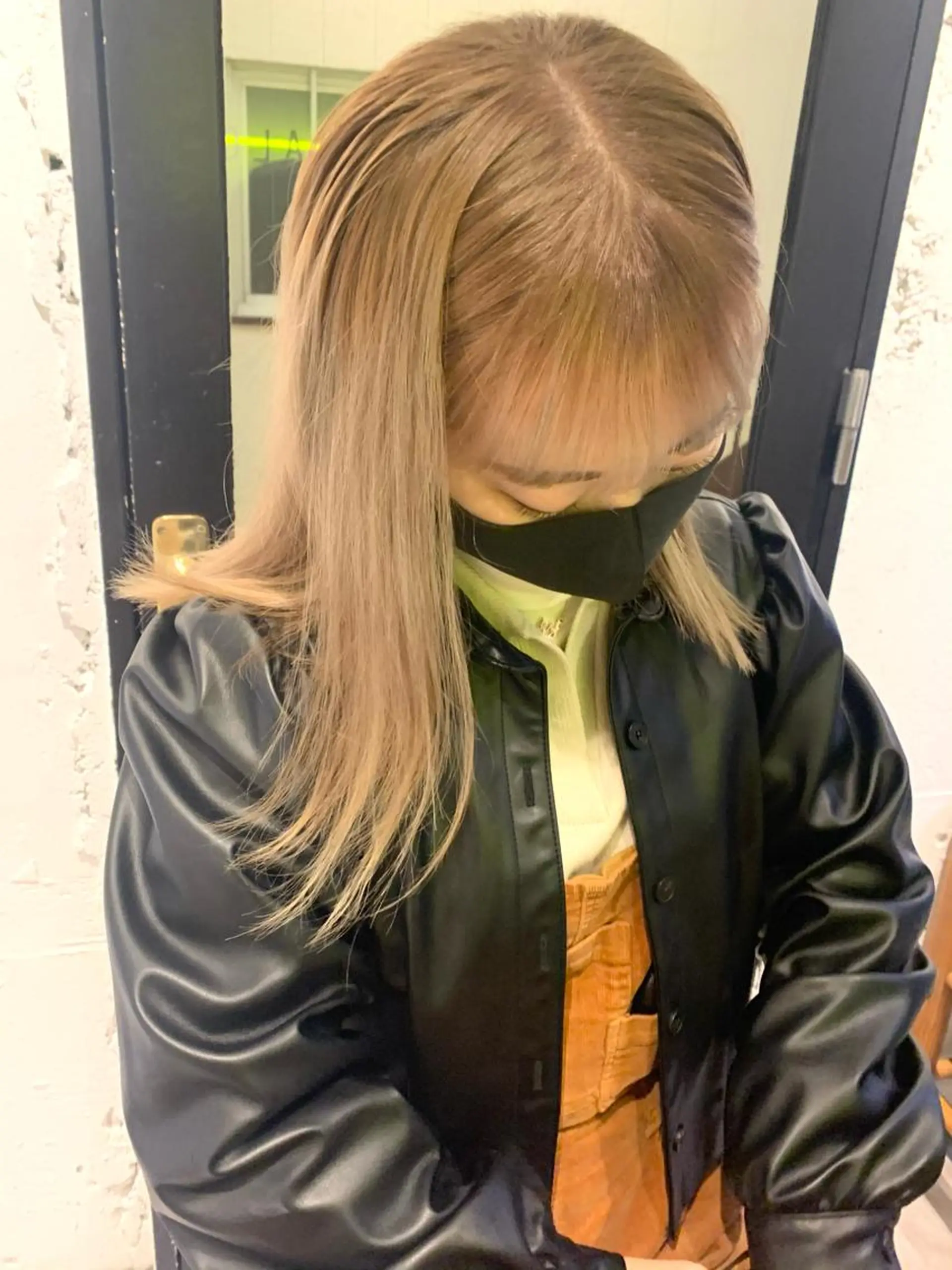 ミディアム カラー ブリーチ イルミナカラー Fuuu《フゥ》所属・シノザキ/薬院/ボブ /ショート/髪質改善のヘアスタイル