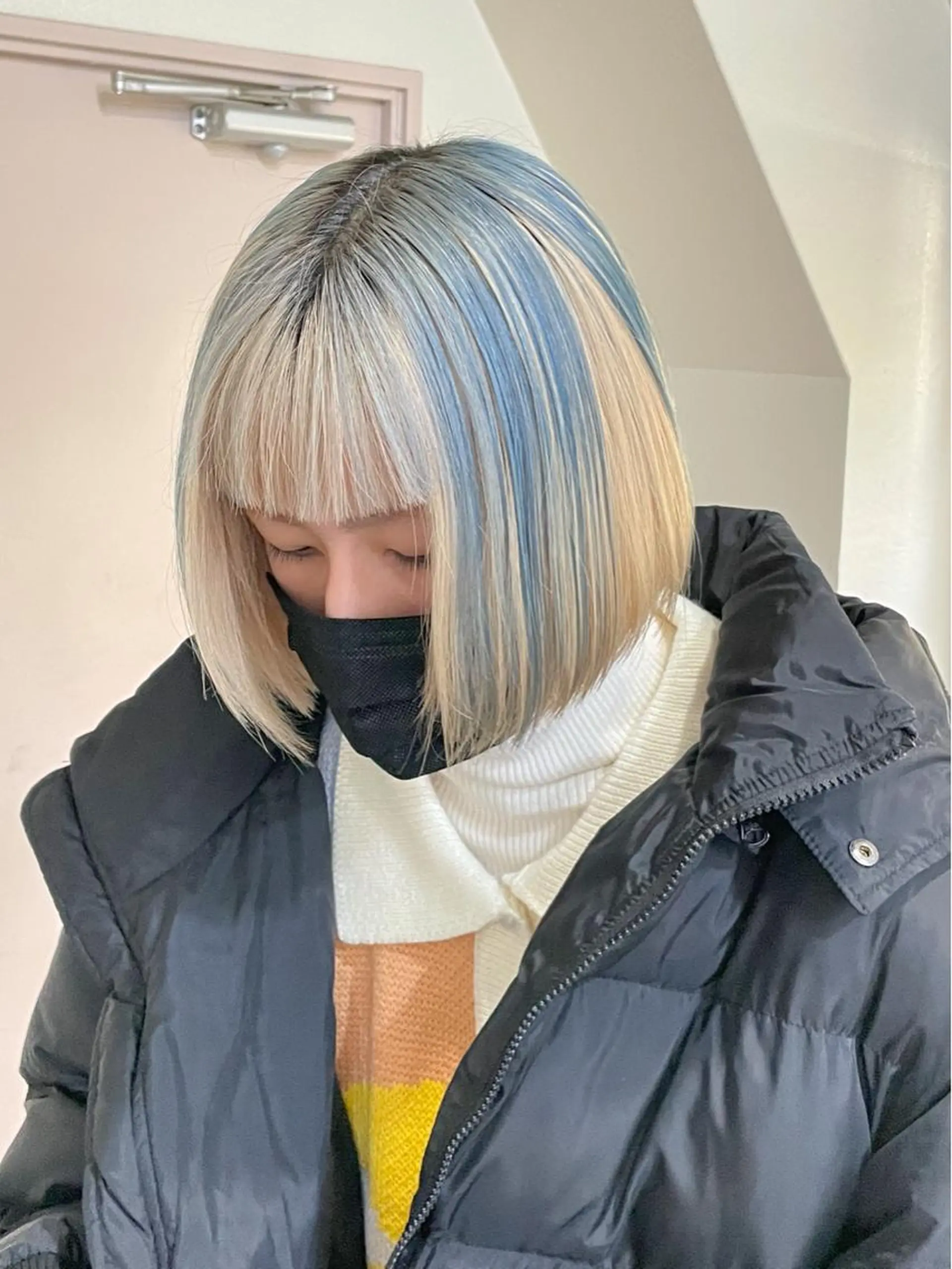 ミディアム カラー パーマ ヘアアレンジ メンズ キッズ ネイル マツエク・マツパ アイブロウ メンズバレイヤージュ メンズブリーチ メンズハイライト メンズインナーカラー メンズ韓国風 切りっぱなしヘアボブ ミディアムヘアRYOのヘアスタイル