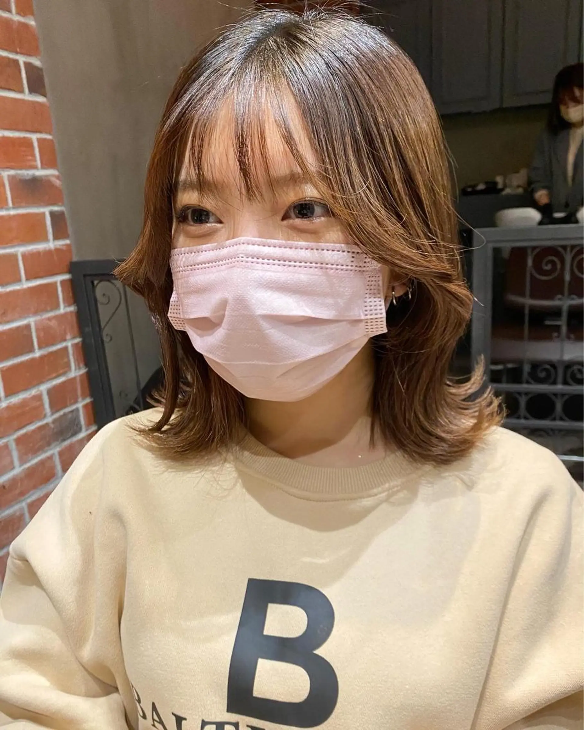 ミディアム 髪質改善韓国レイヤー SHIORI🦋のヘアスタイル