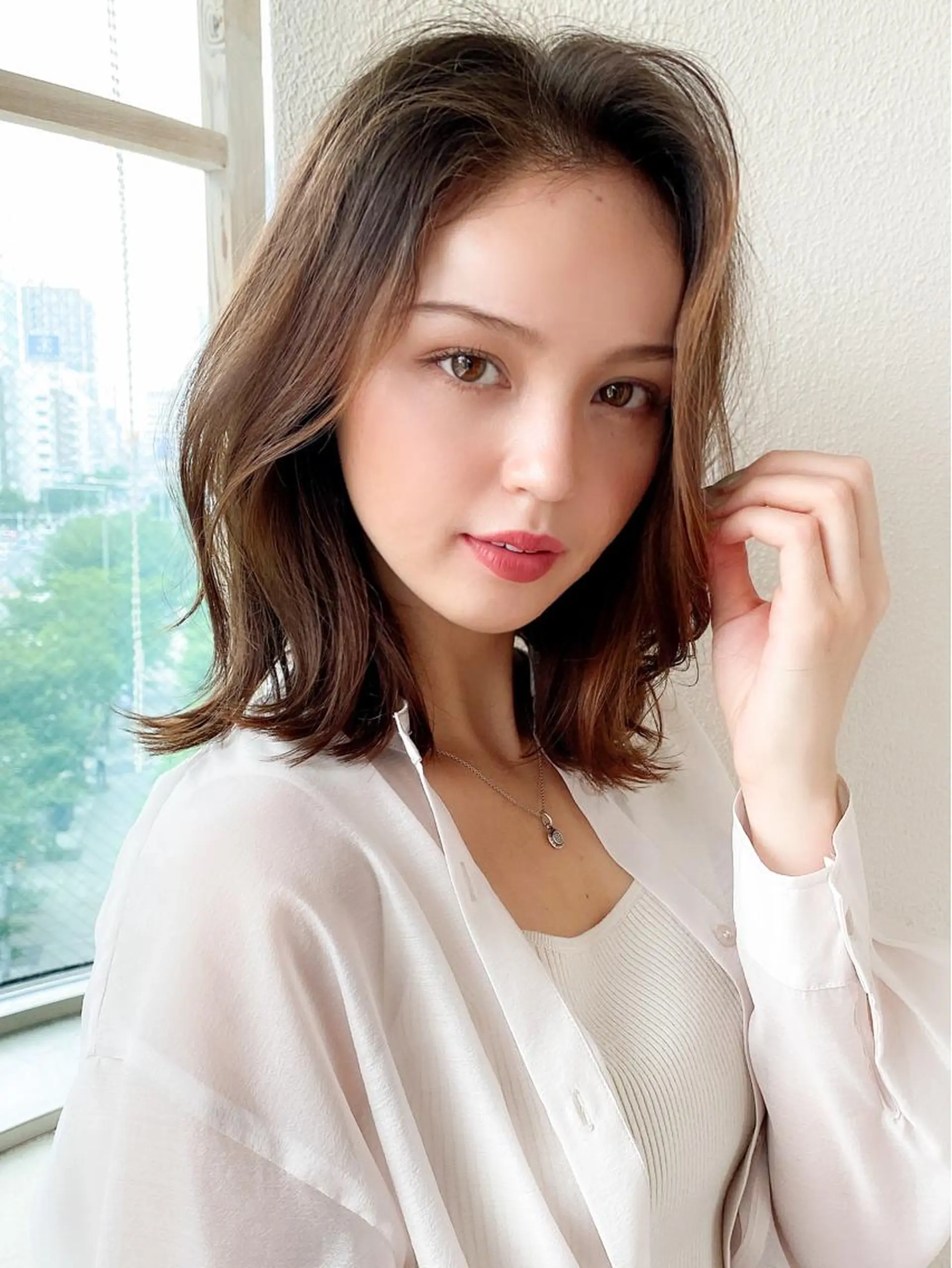 ミディアム カラー ☺︎ Naomiのヘアスタイル