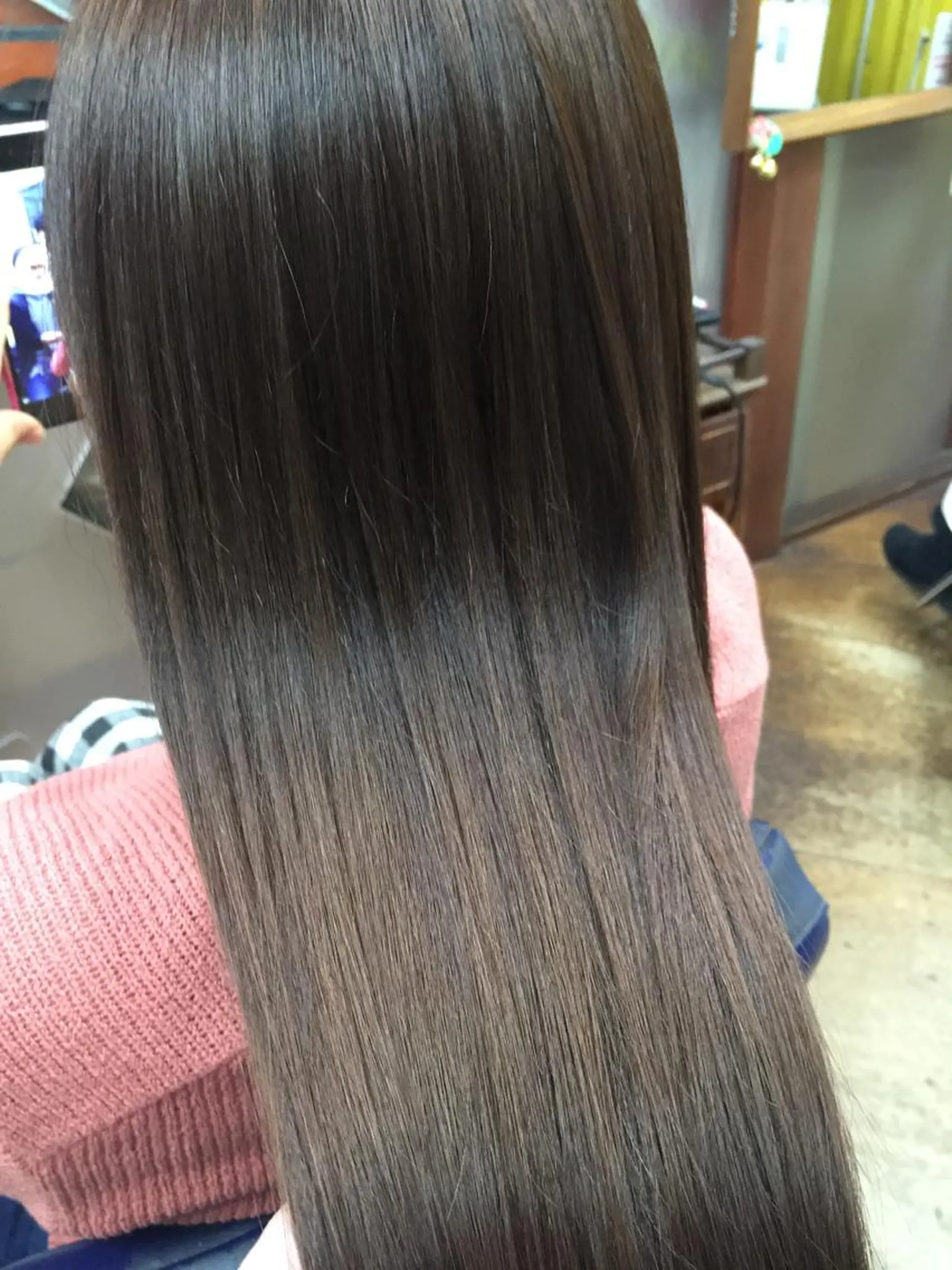 カラー ベージュカラー ピンクカラー ピンクベージュ 中村 海のヘアスタイル