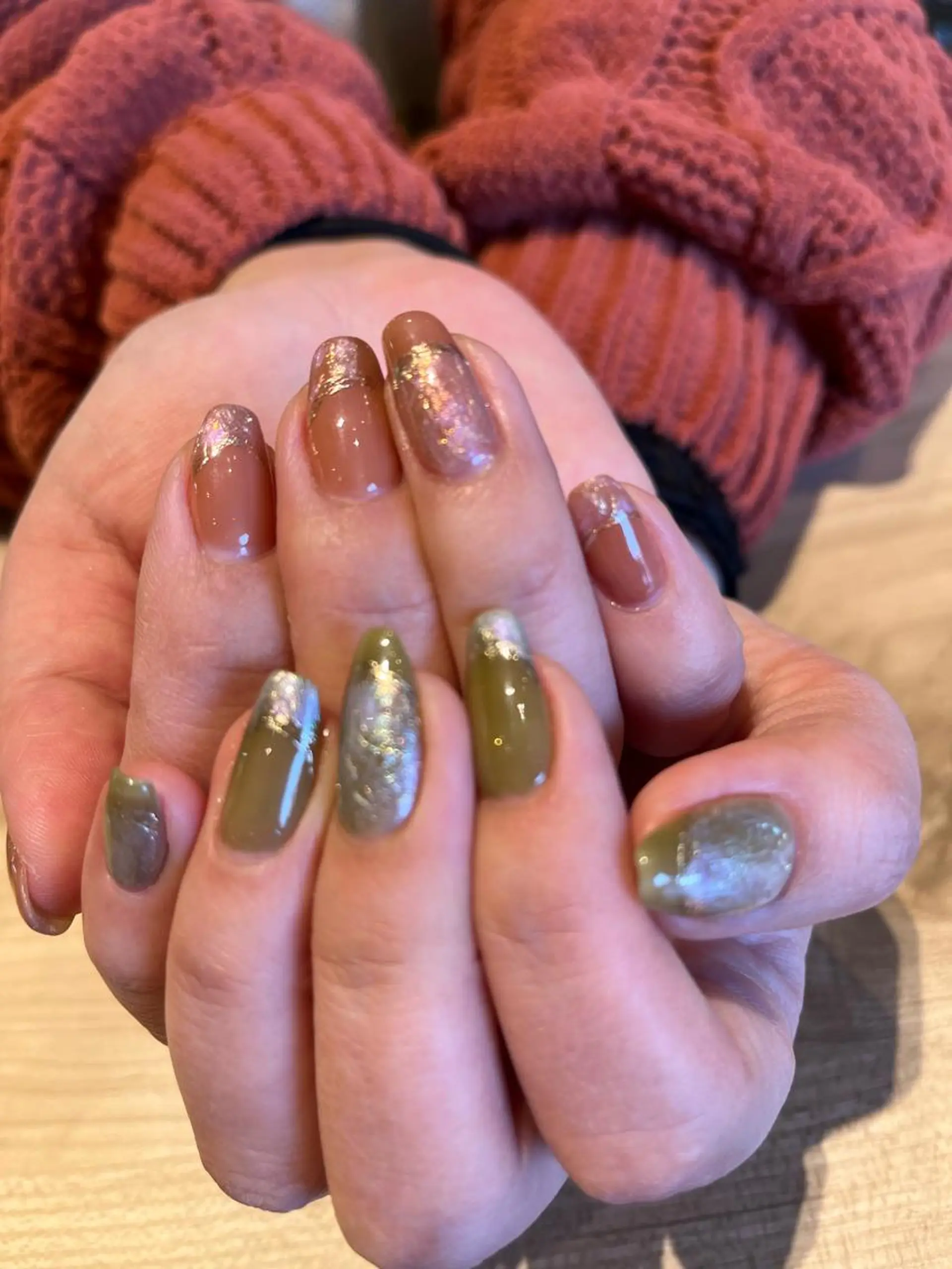 セミロング aki_orenge nailのネイルデザイン