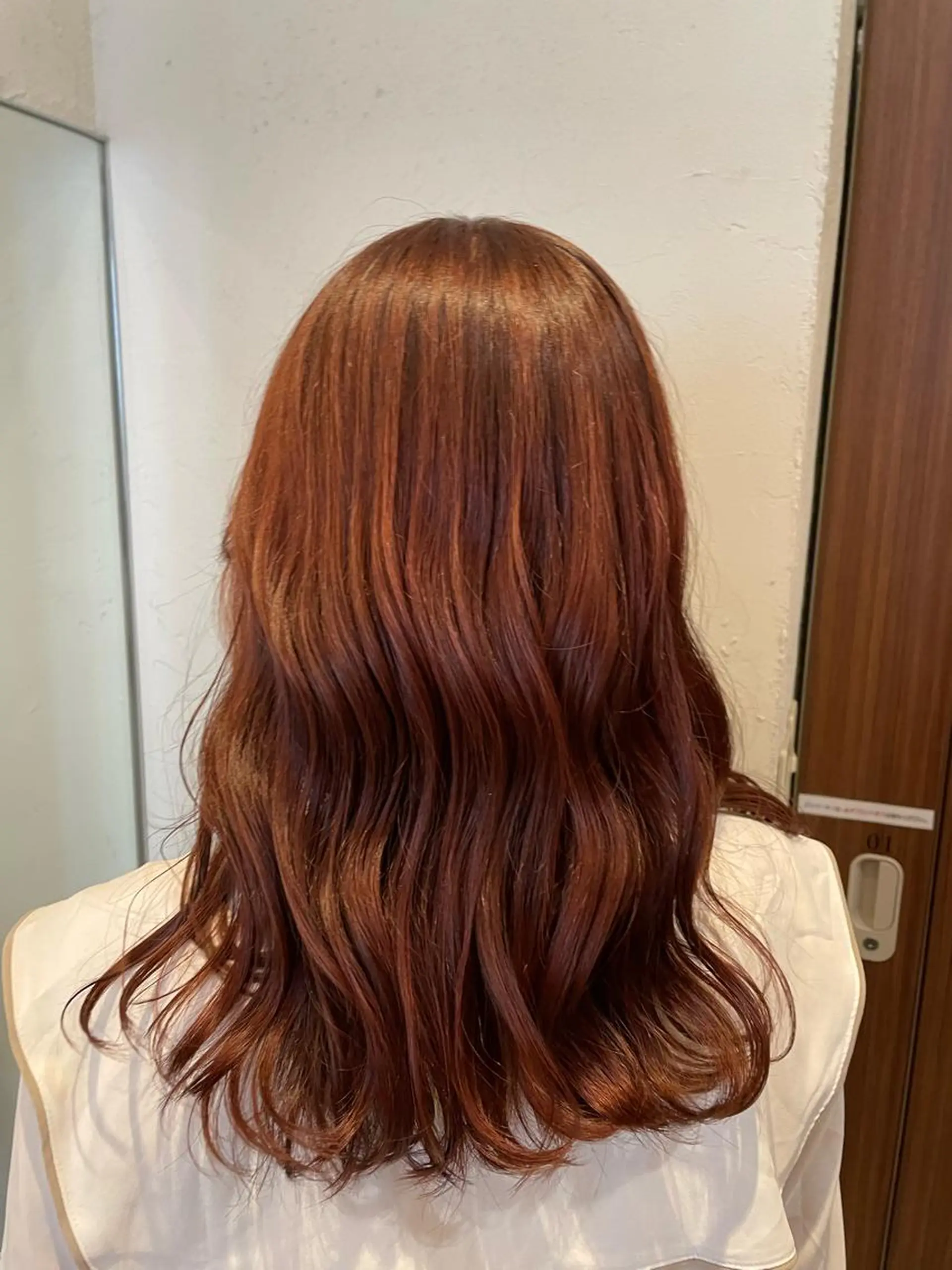 ロング カラー ブリーチ ダブルカラー ブリーチなしカラー 髪質改善 トリートメント ヘアカラー 脇野 茉優のヘアスタイル